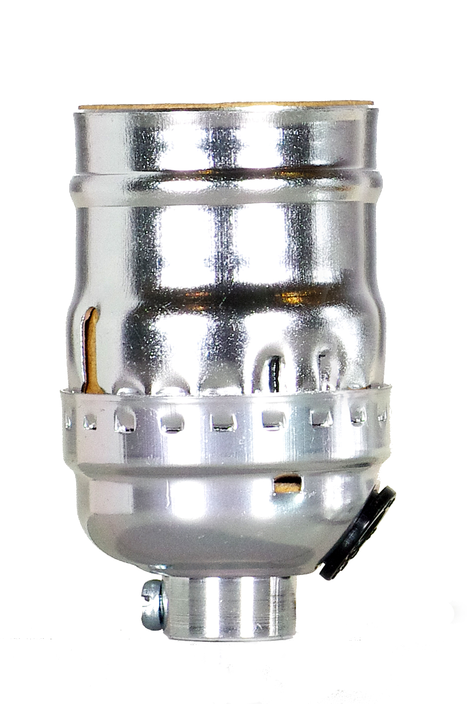 NICKEL KEYLESS SOCKET W/SIDE- - 80-2531