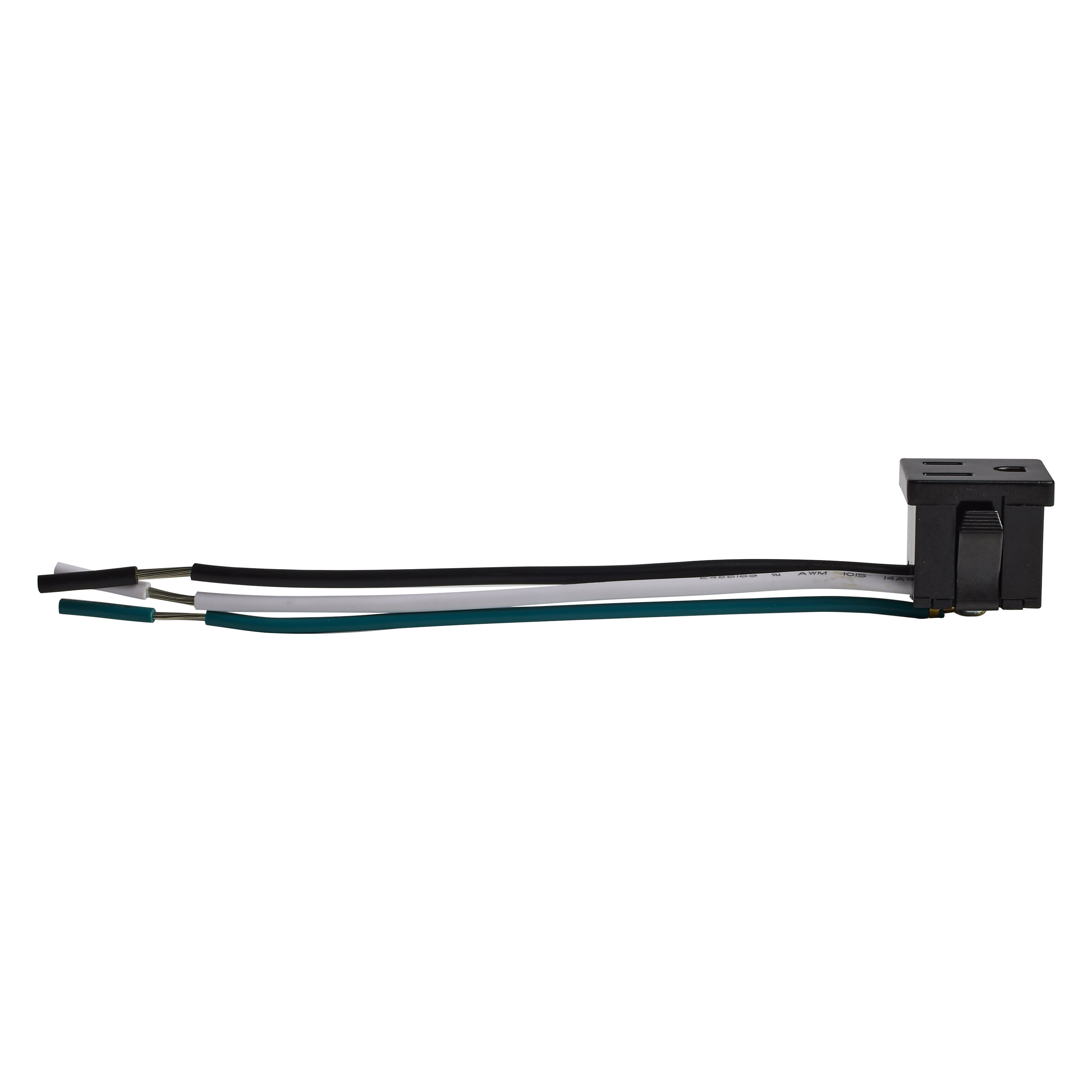 BLK SNAP-IN CONV OUTLET 14 GA - 80-2828