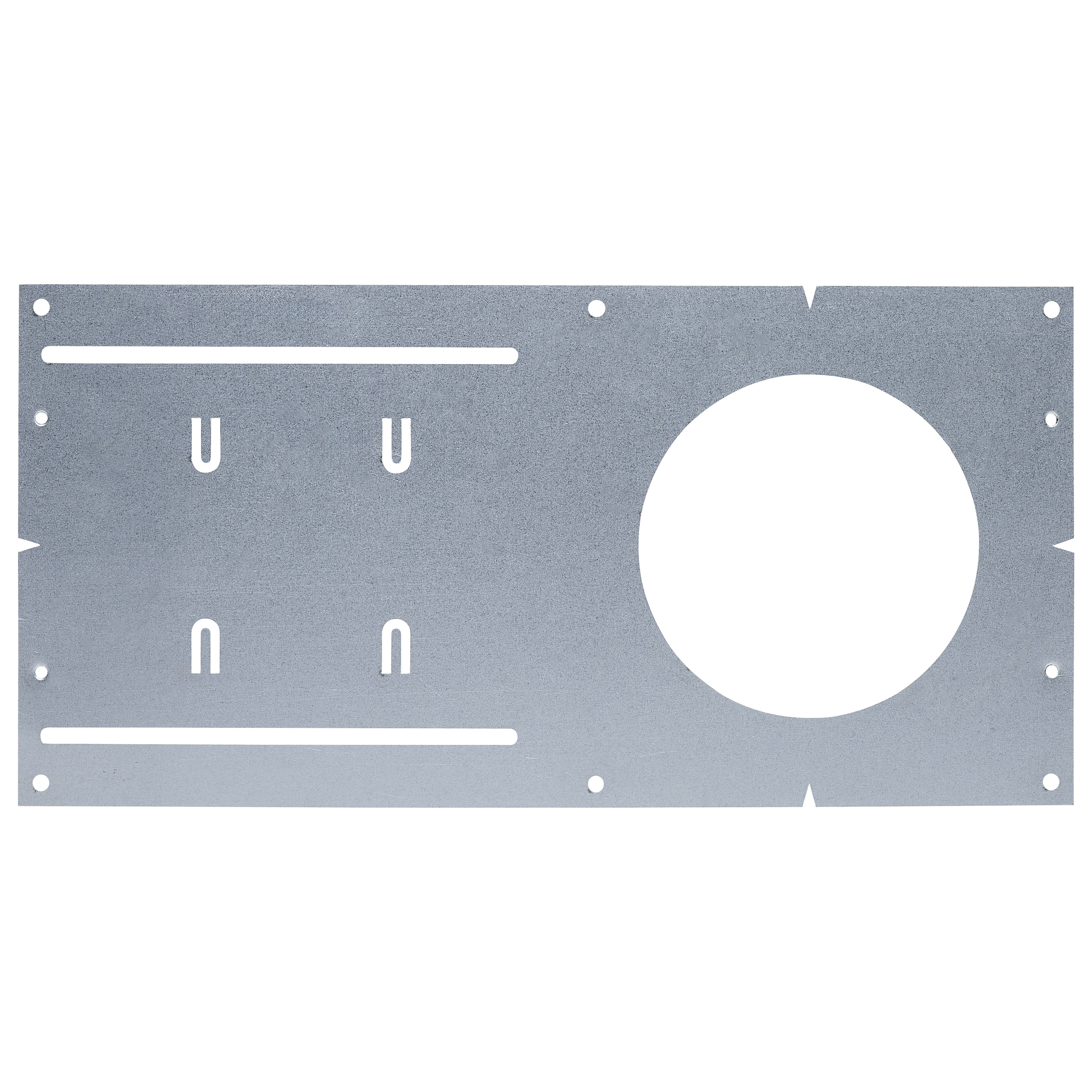 DL NC PLATE 4" RD FLAT ASYM - 80-865