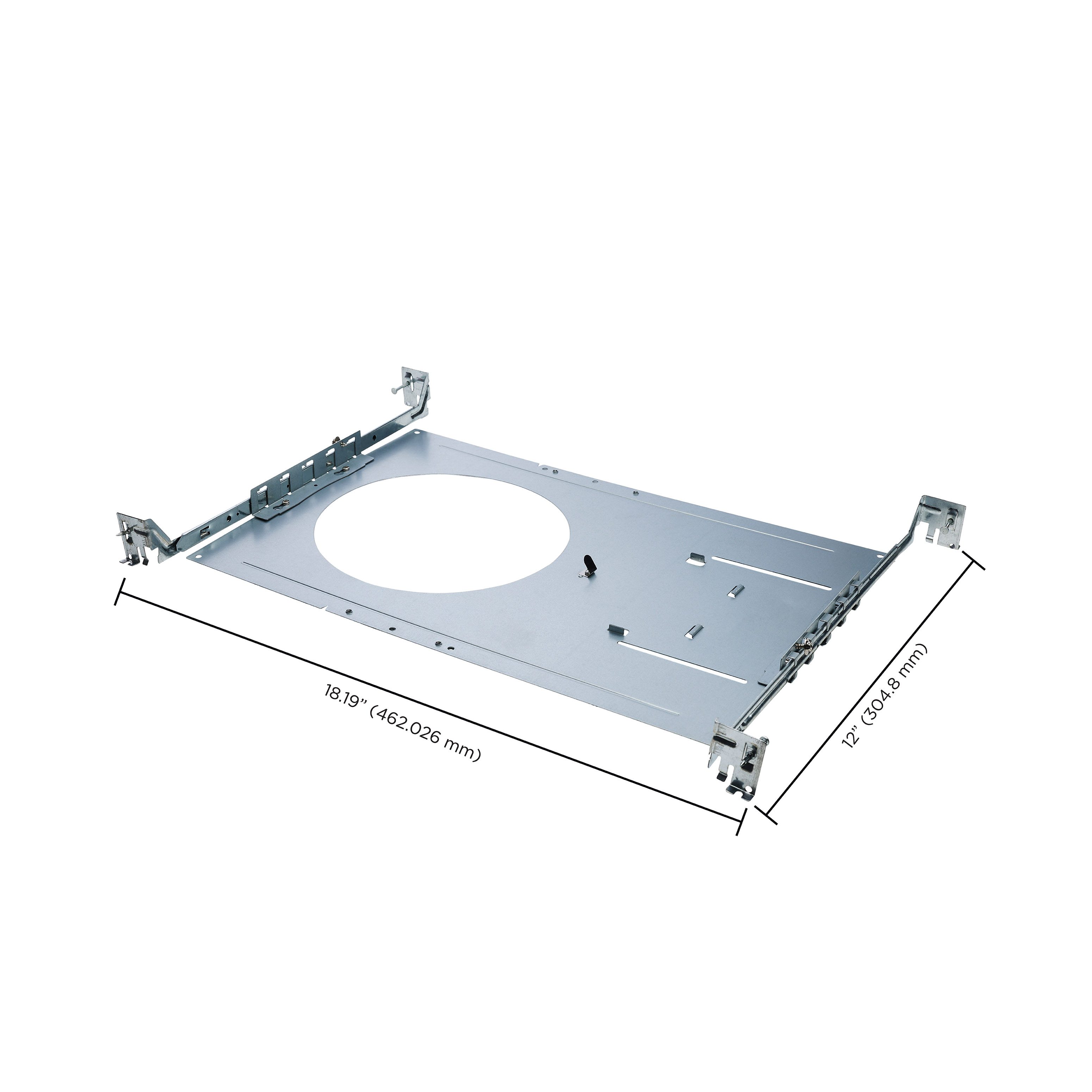 DL NC PLATE 8" RD HANG BARS - 80-945