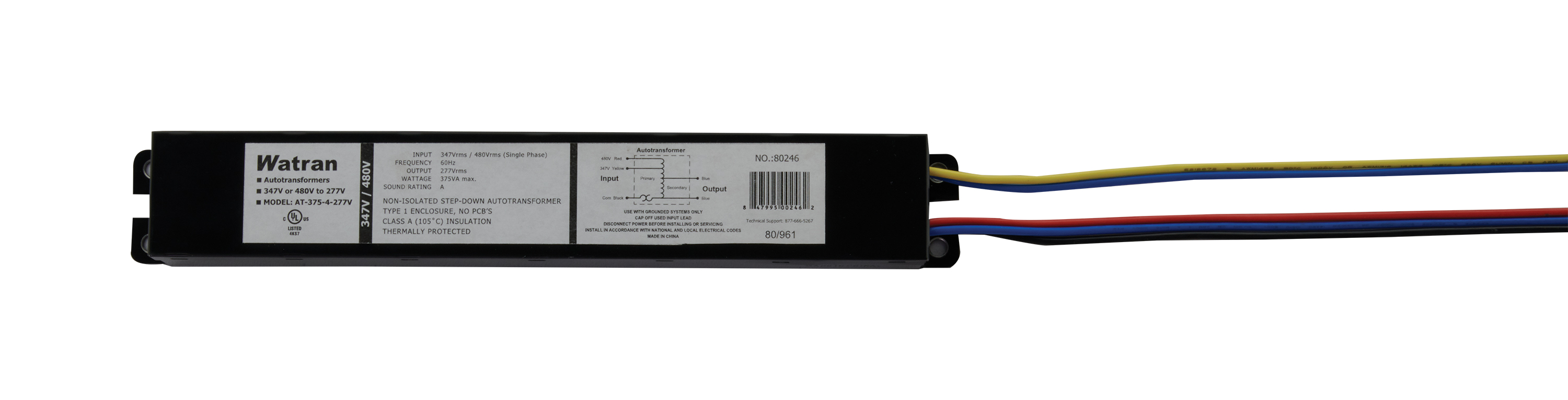 AT-375-43-277V STEP DOWN TRANS - 80-961