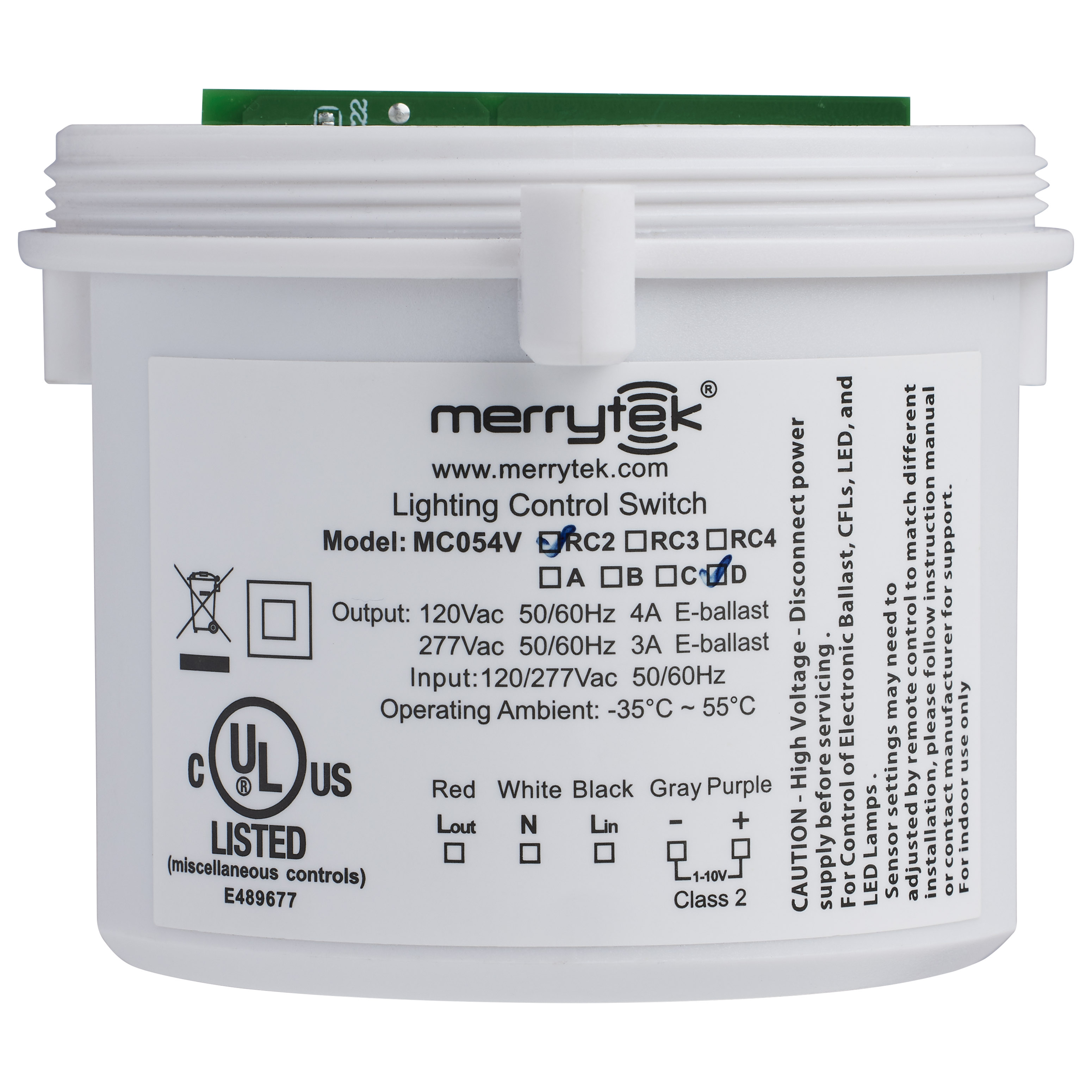 ADD ON MICROWAVE SENSOR - 86-202R