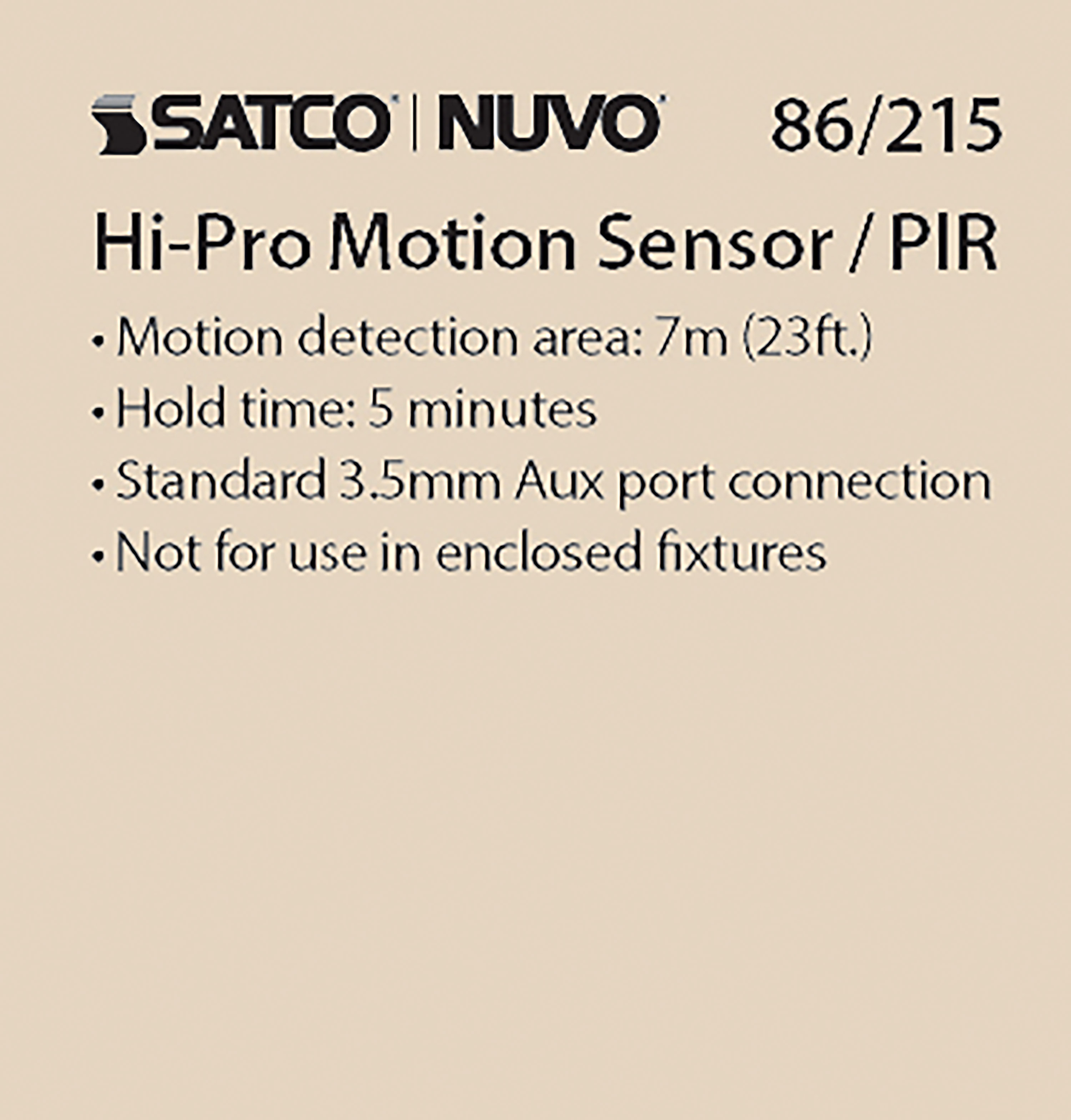 LED PIR SENSOR - 86-215