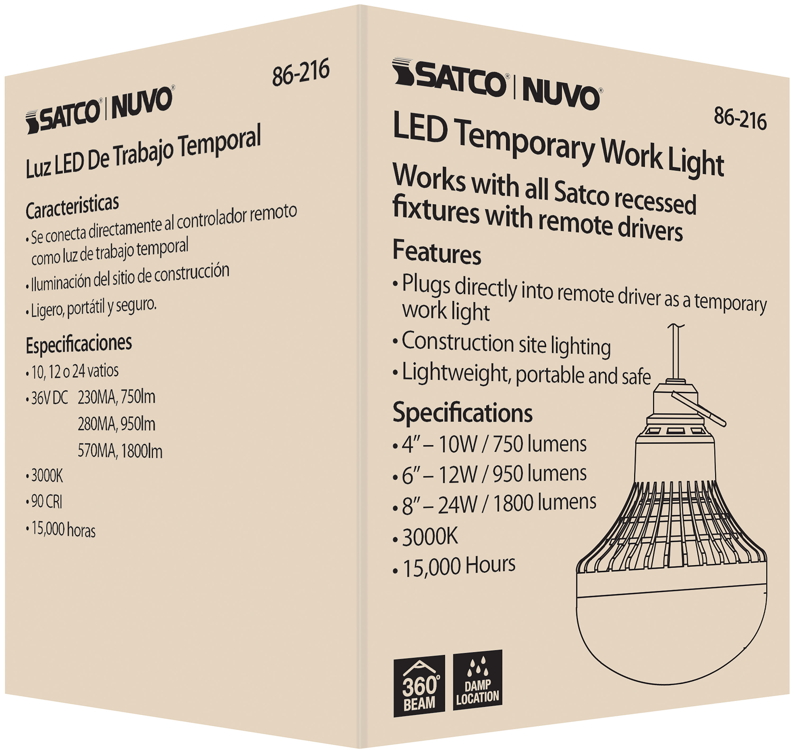 REMOTE DRIVER TEMP LIGHT - 86-216