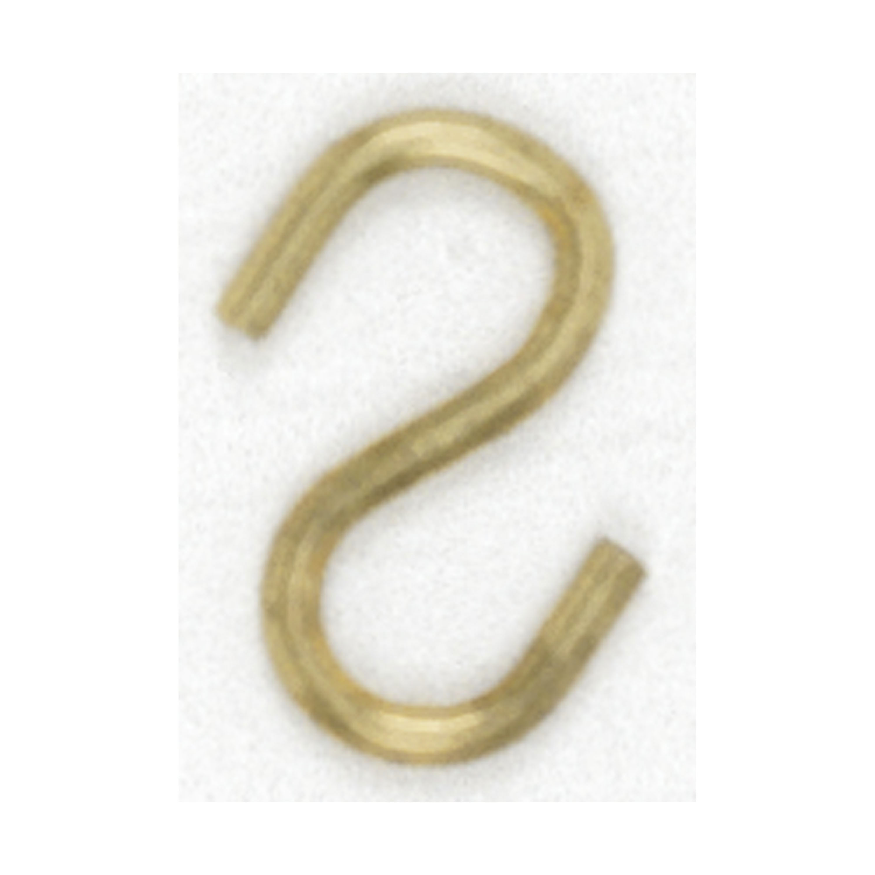 SM "S" HOOK BR PLATED - 90-008