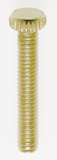 1"KNURLED 8/32 BR PLTD SCREW - 90-031