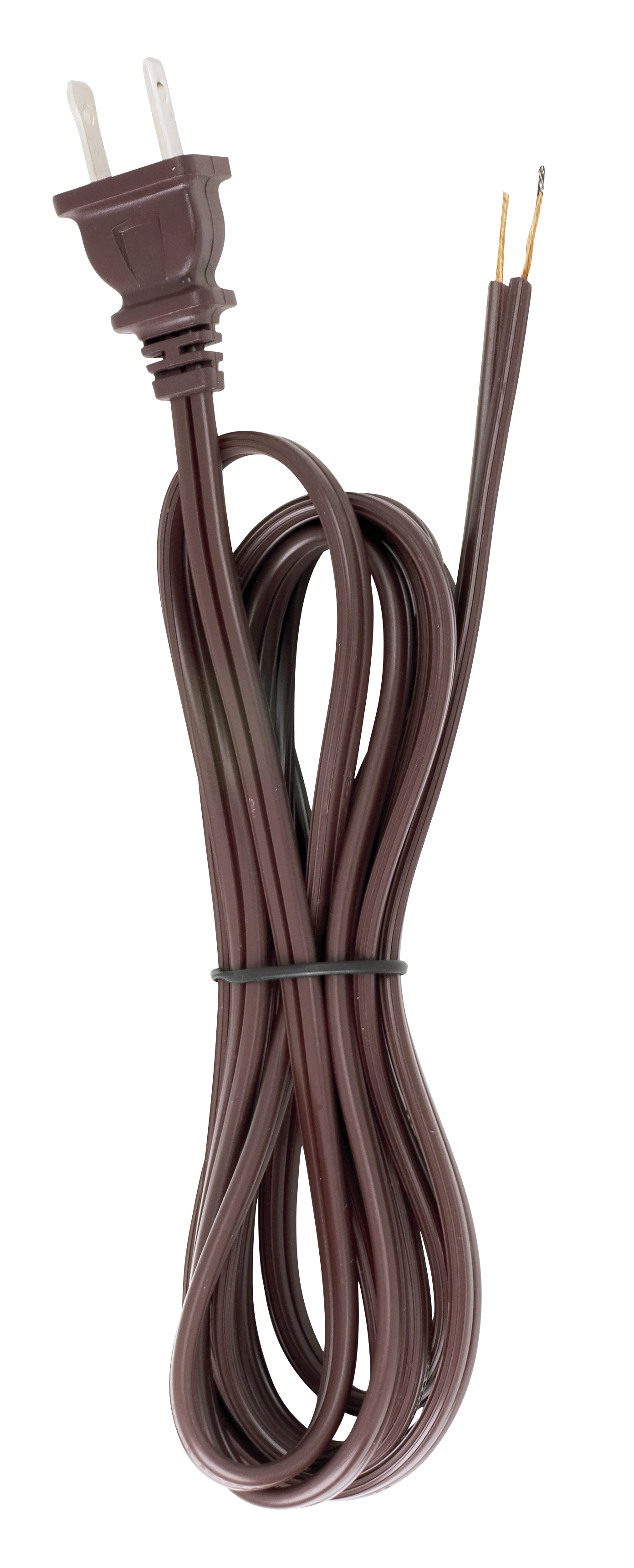 8' BRN CORDSET W/MOLDED PLUG - 90-101