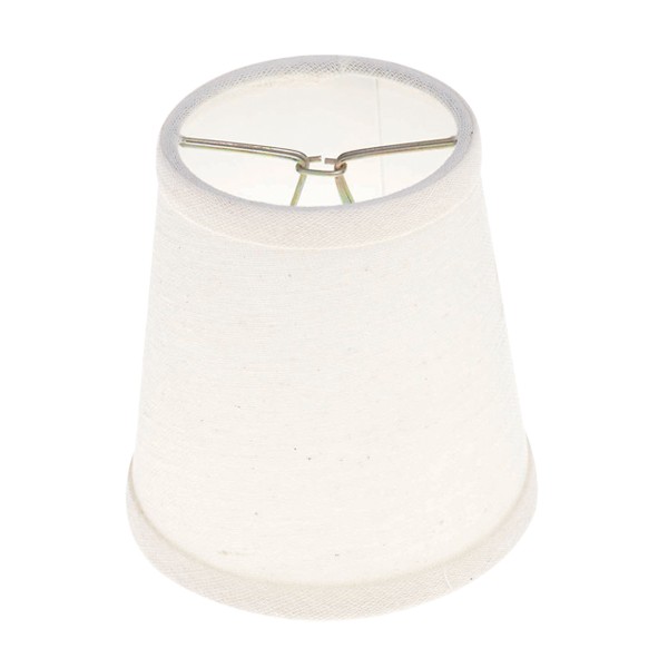 WHITE LINEN ROUND CLIP ON SHAD - 90-1276
