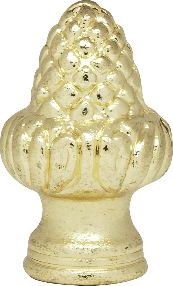 1 3/4" BR FIN ACORN FINIAL - 90-133