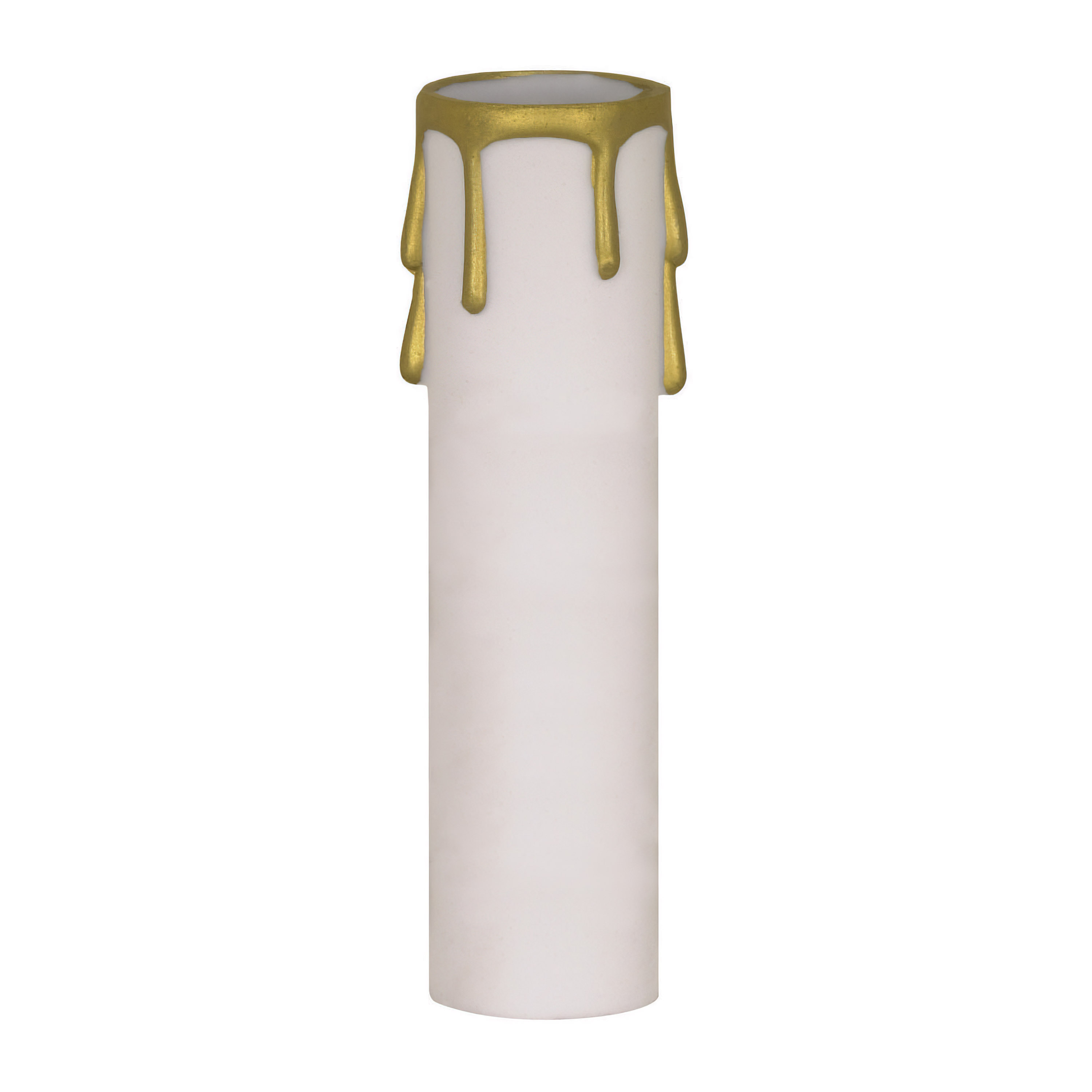 2" ED. CANDEL COVER WHT/GOLD D - 90-1514