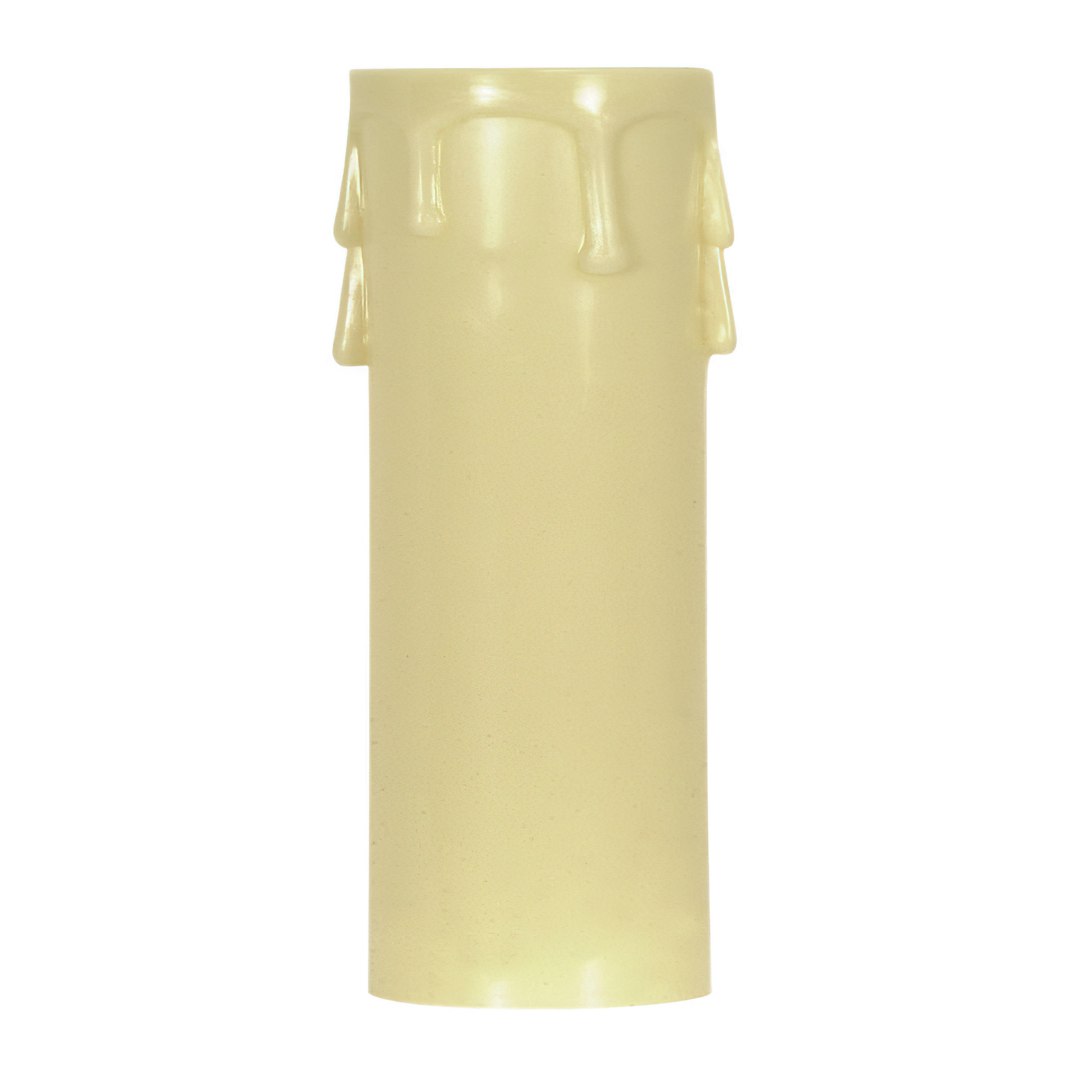 3" ED. CANDLE COVER IVORY/IV D - 90-1516