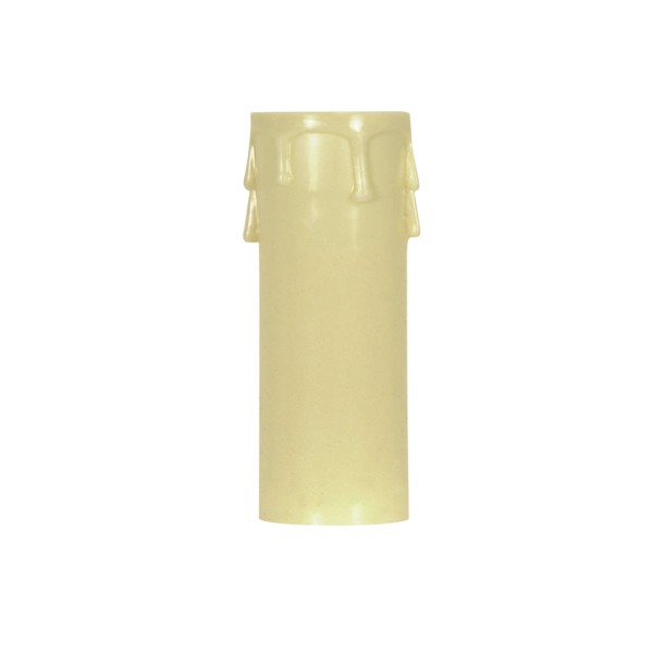 4" ED. CANDLE COVER IVORY/IV D - 90-1517