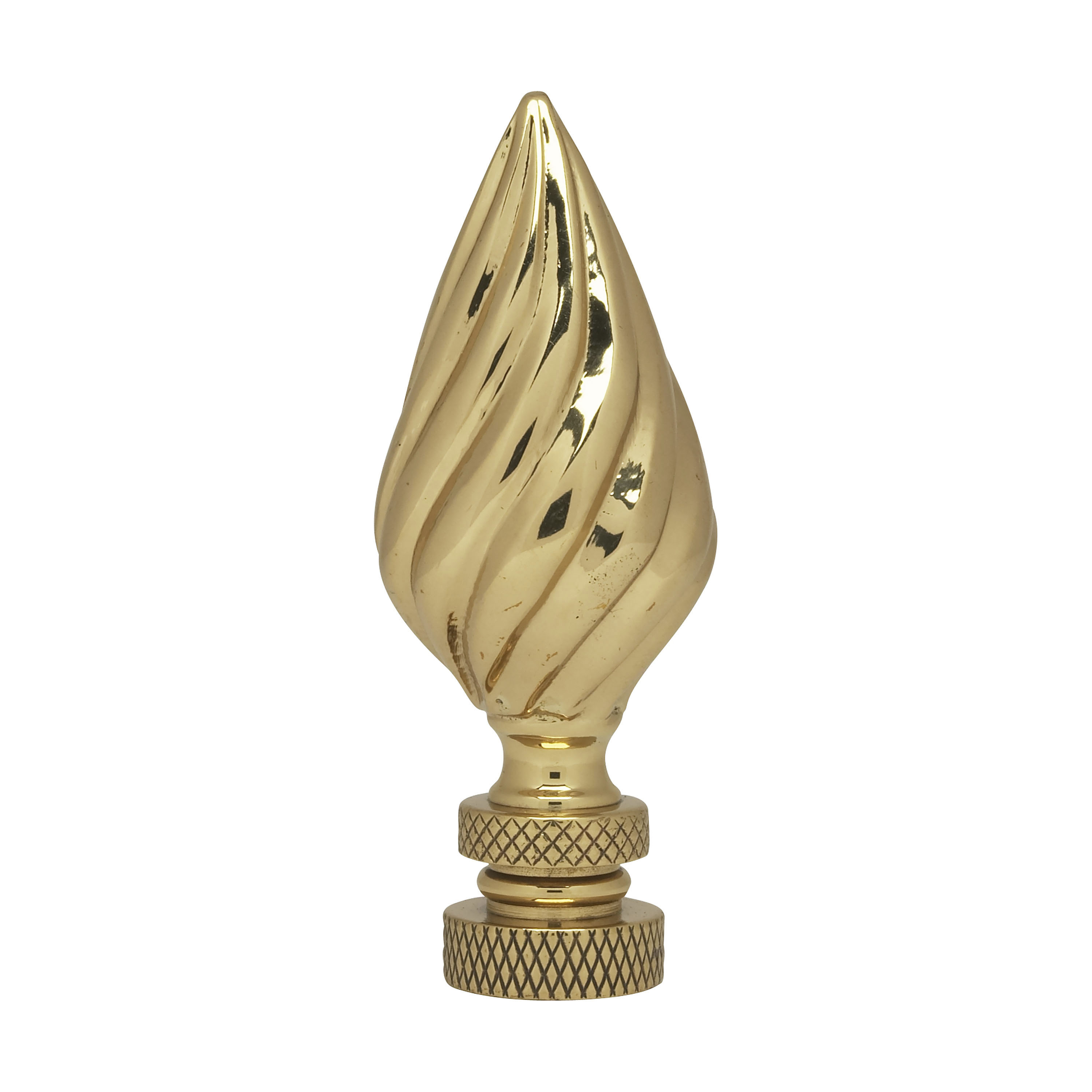 PF9035 FLAME RIBBED BRASS FIN - 90-1744