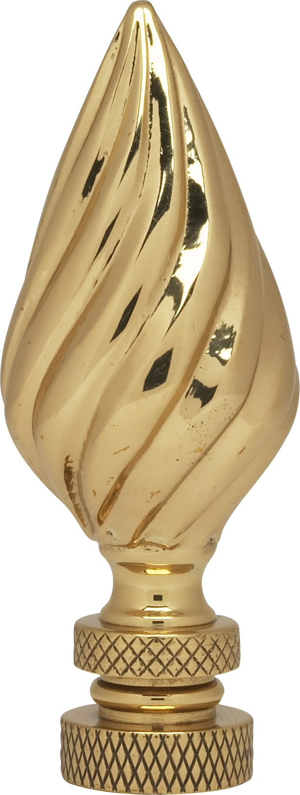 PF9035 FLAME RIBBED BRASS FIN - 90-1744