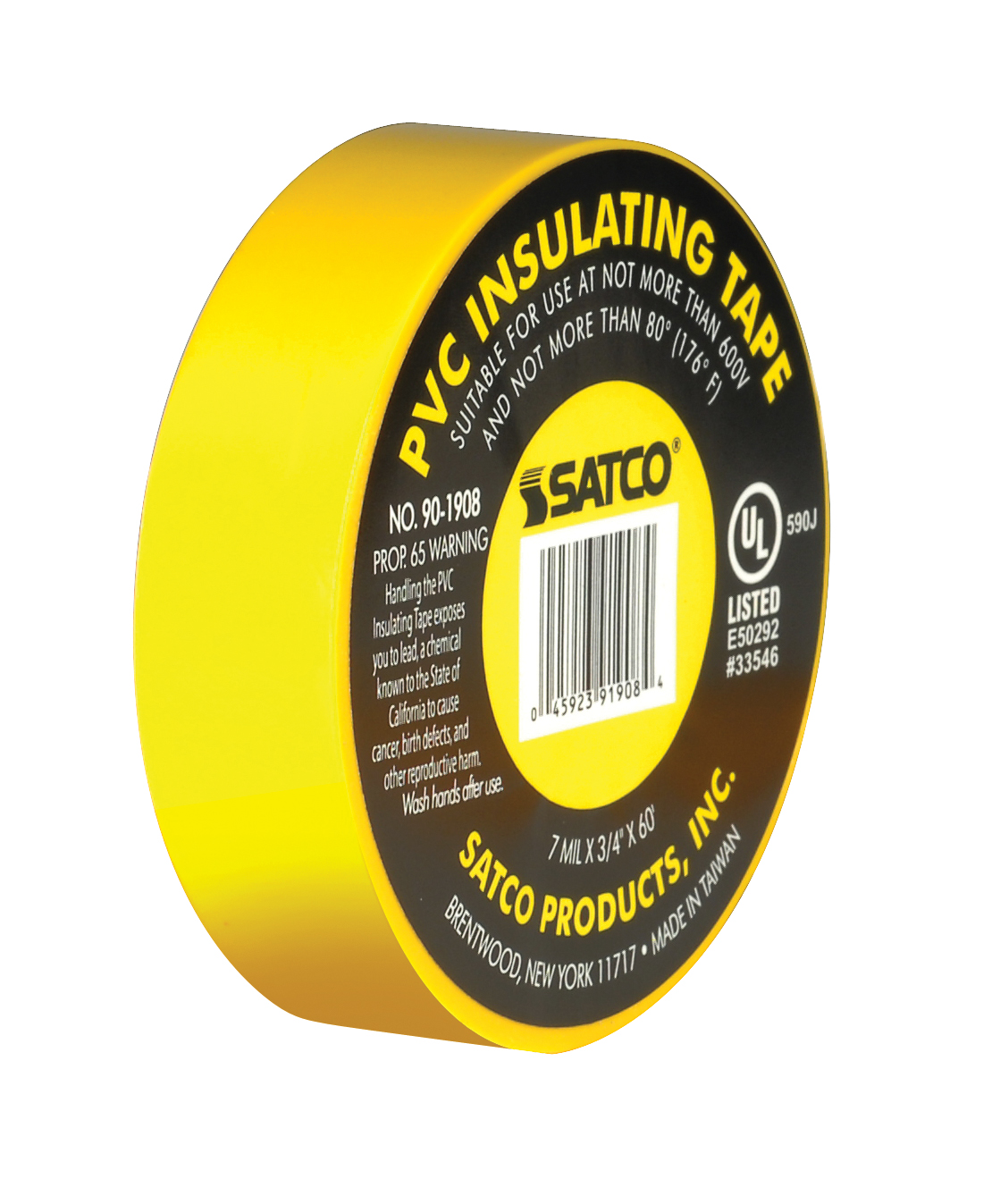 YELLOW ELEC TAPE 60 FT. 3/4" - 90-1908
