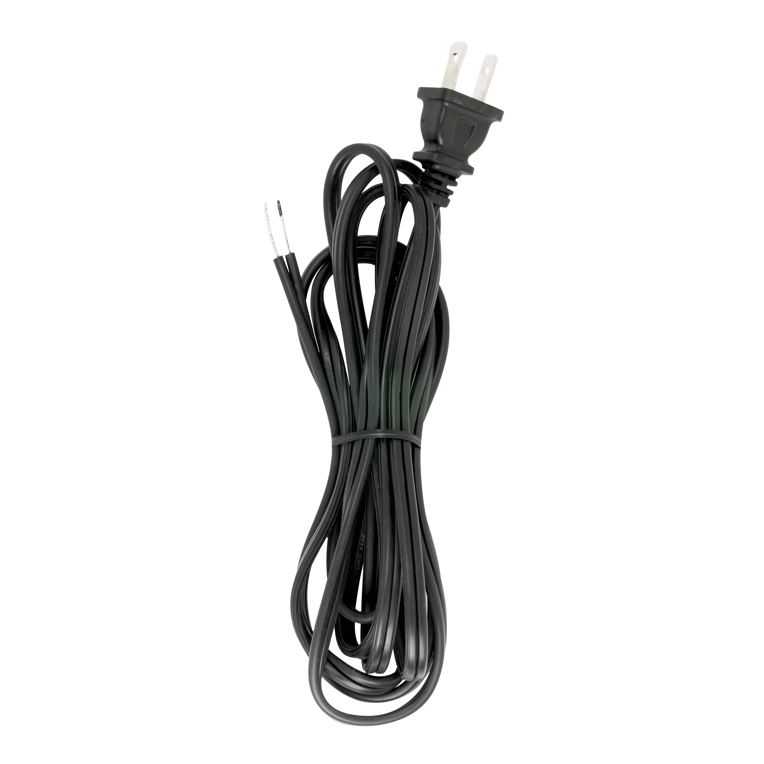 8 FT 18/2 SPT-2 BLACK CORD SET - 90-2044