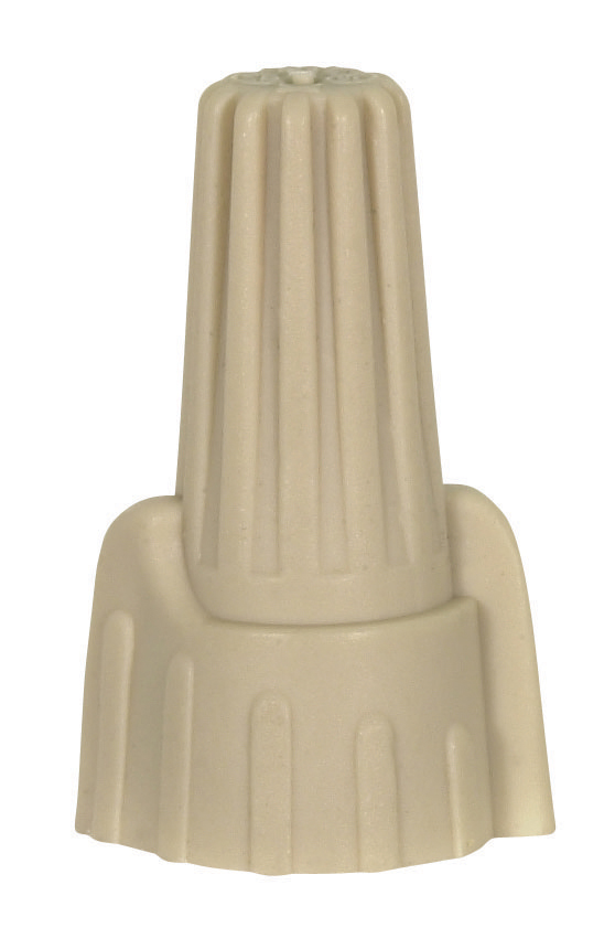 P12 TAN WIRE CONNECTOR W/SPRNG - 90-2238