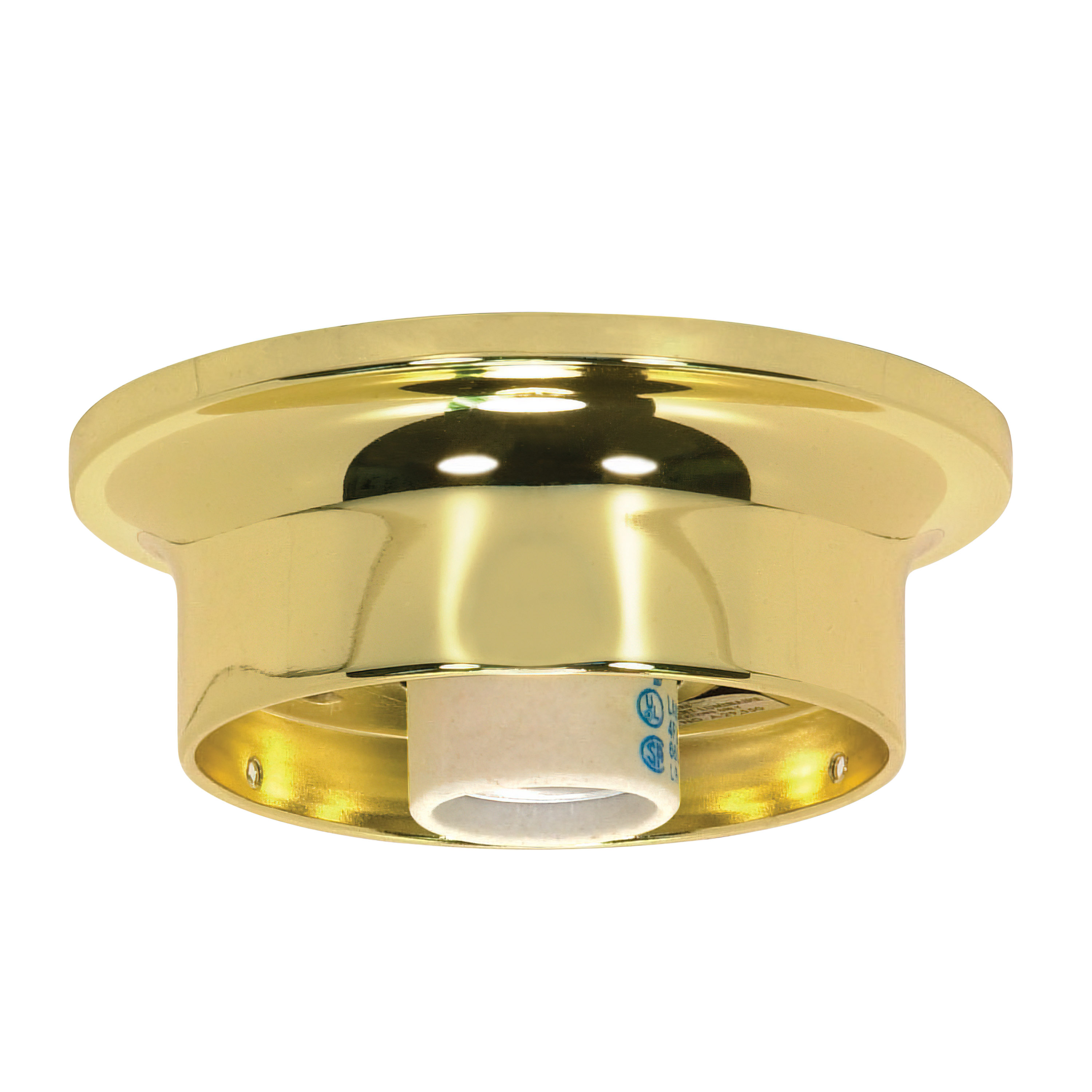 3 1/4" VAC BR WIRED HOLDER - 90-230