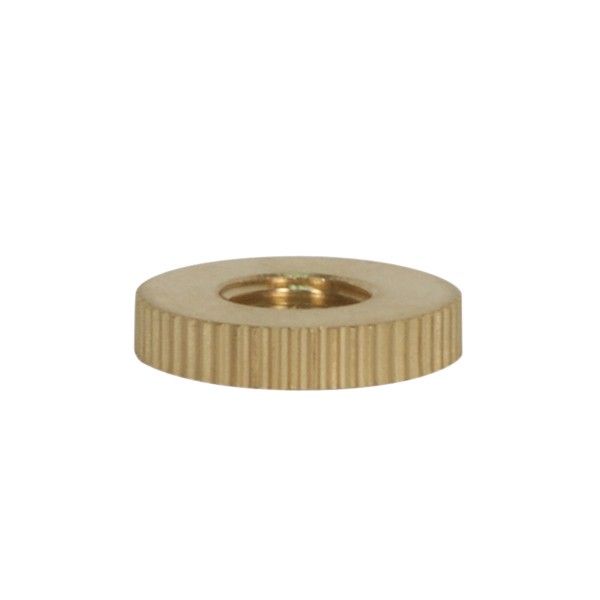 1 1/4" KNURLED SOLID BRASS - 90-2441