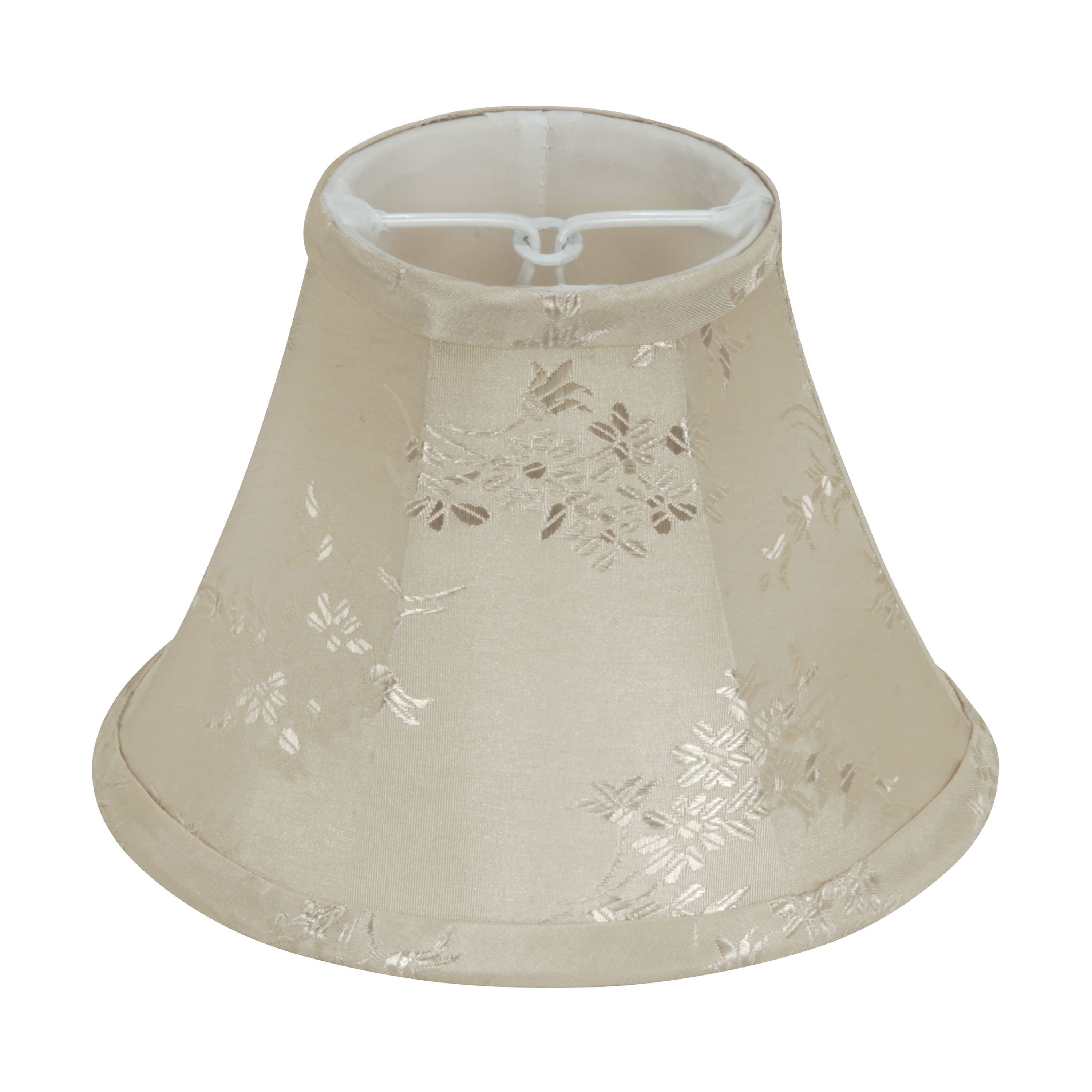 FRENCH BEIGE FLOWER SILK CLIP - 90-2487