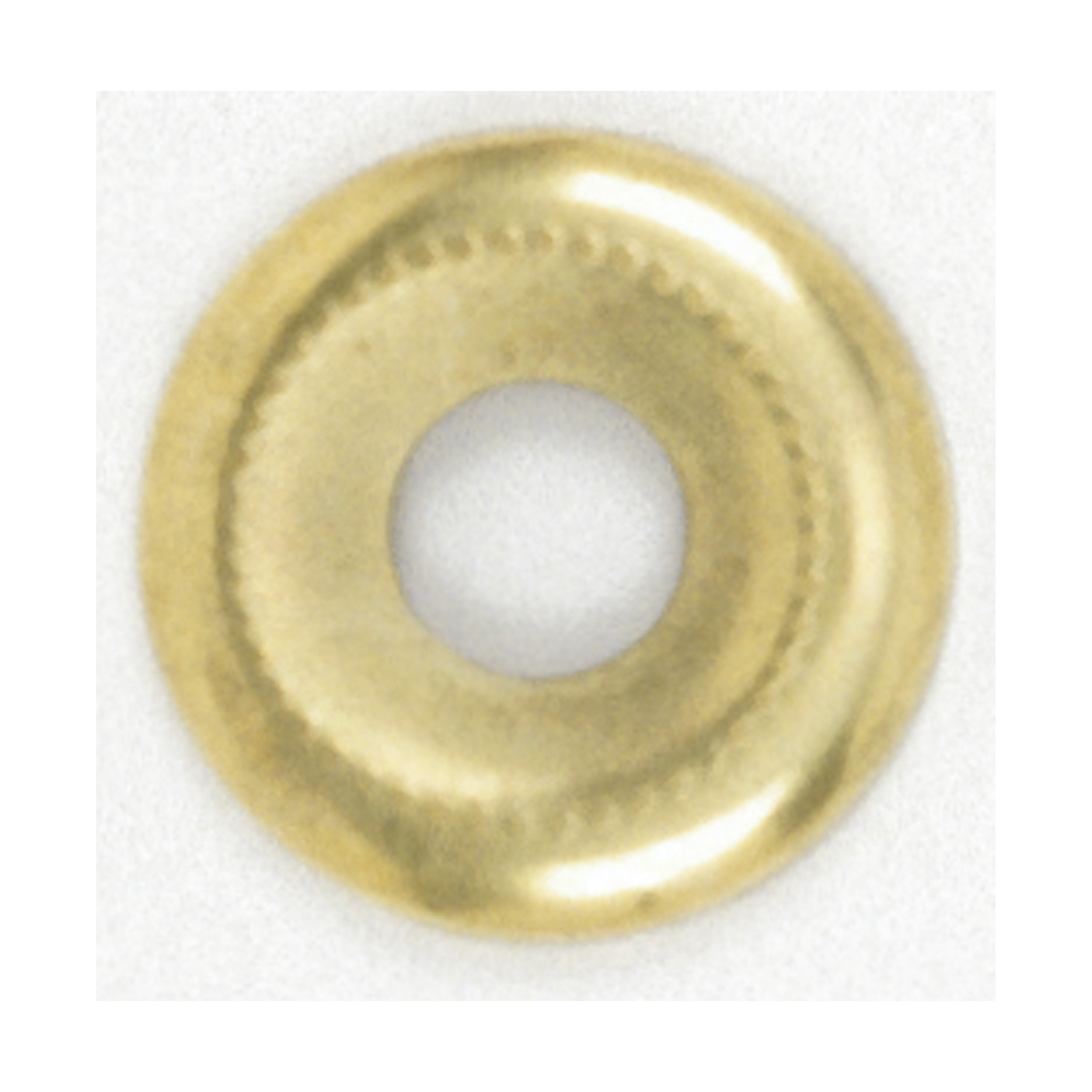 1 1/8 BEADED BRASS PLTD WASHER - 90-388