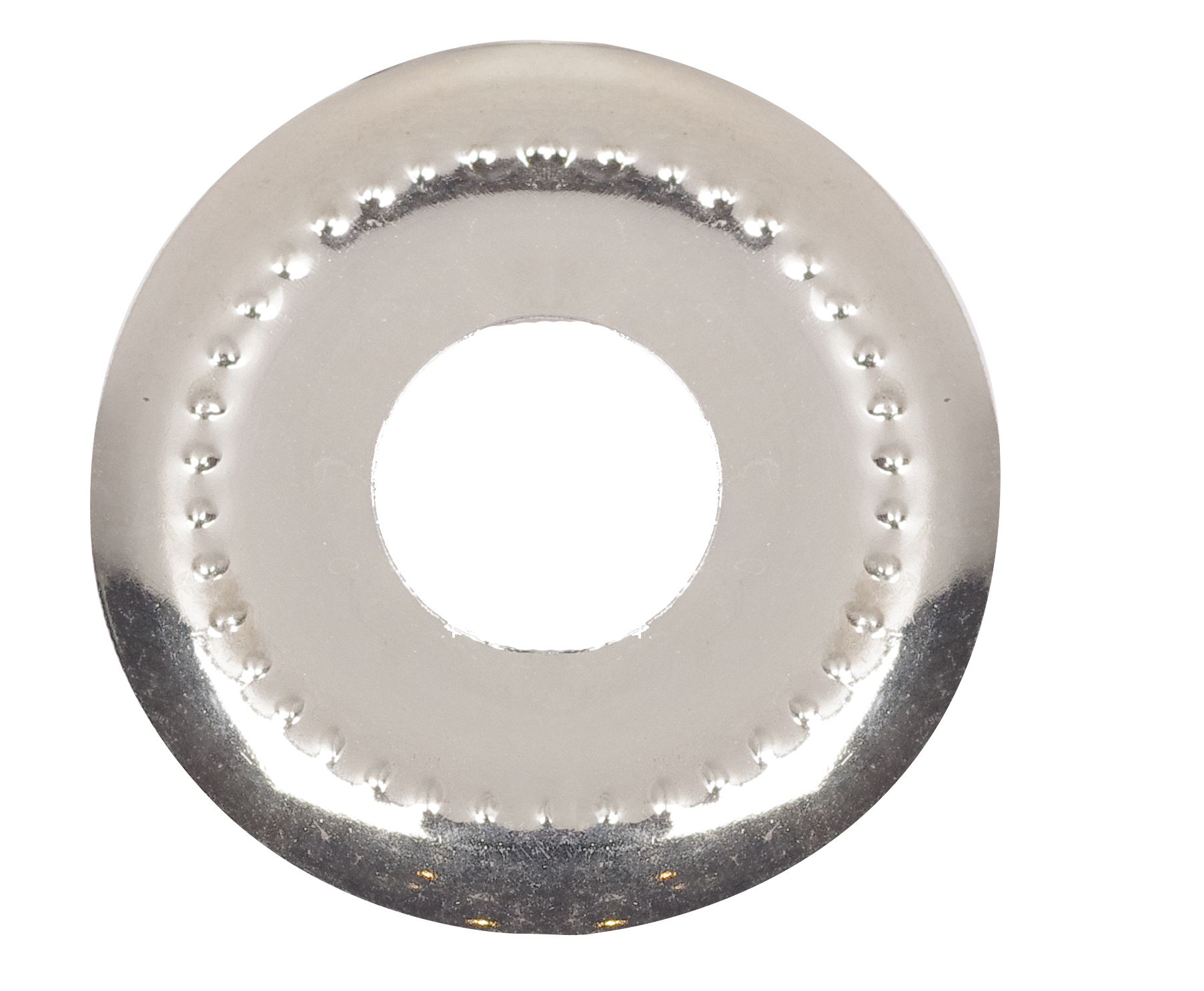 1 1/8 BEADED NICKEL PLTD WASHE - 90-389