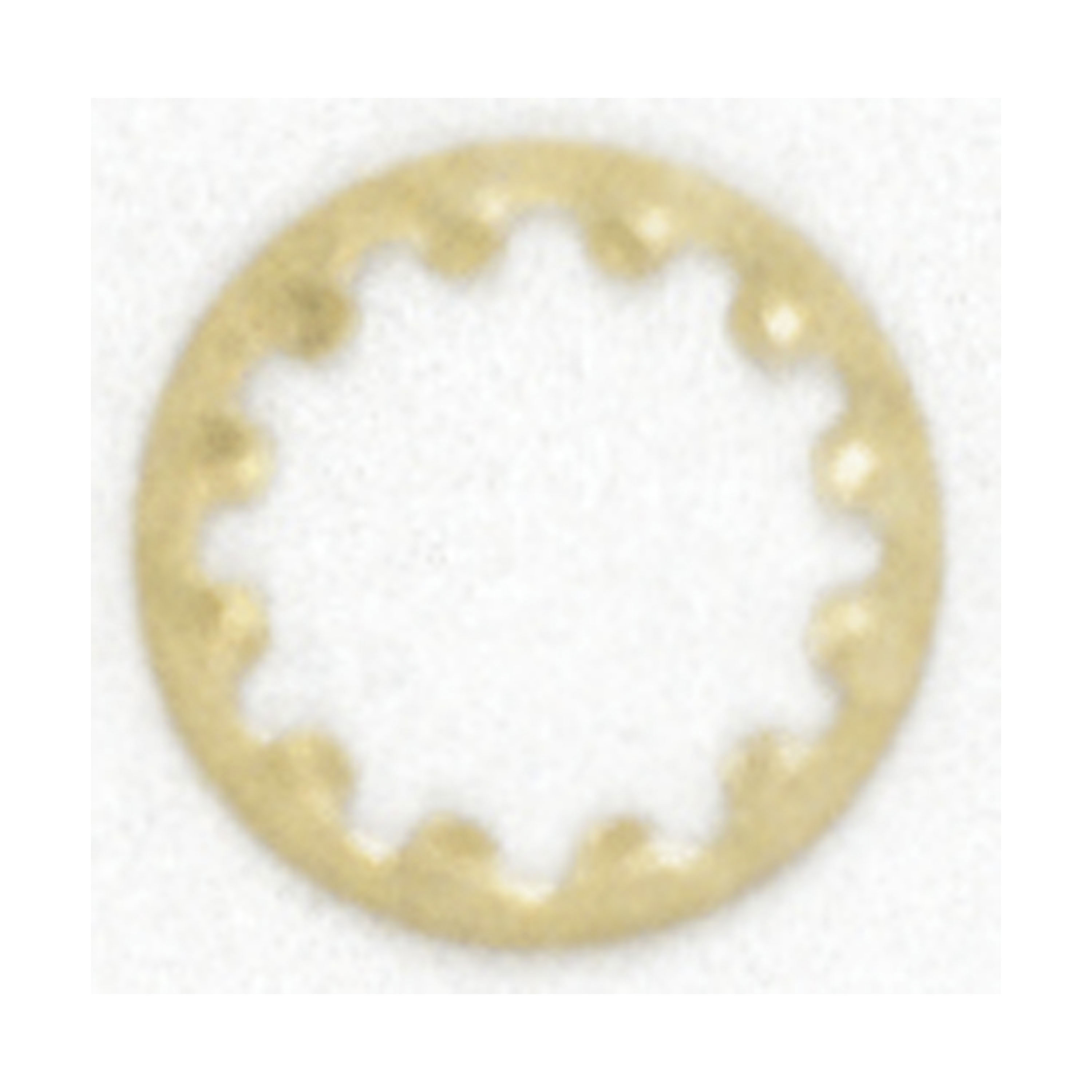 1/8 TOOTH WASHER BRASS PLATED - 90-392