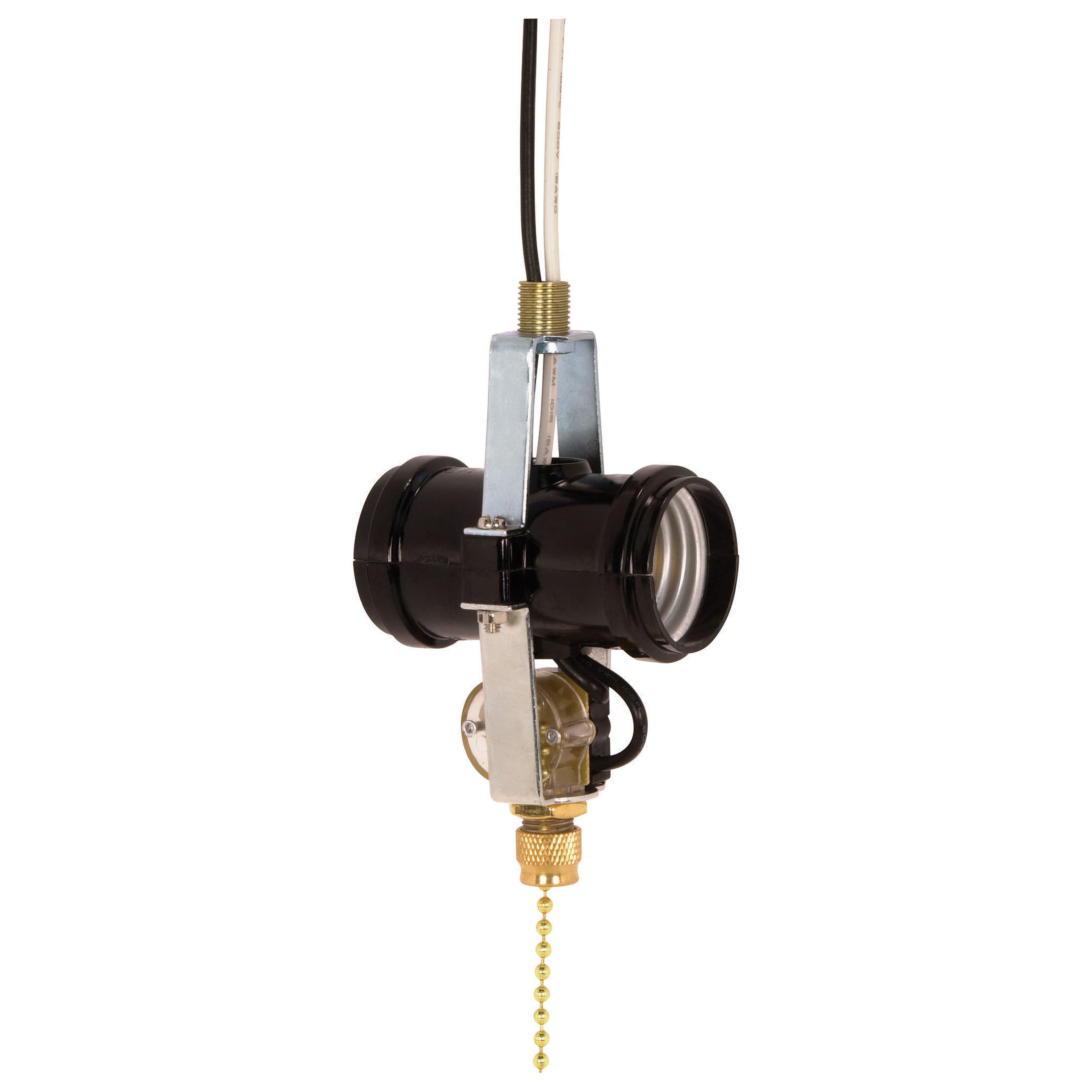 MED BASE PULL CHAIN SKT 12" LE - 90-415