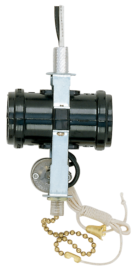 MED BASE PULL CHAIN SKT 12" LE - 90-415