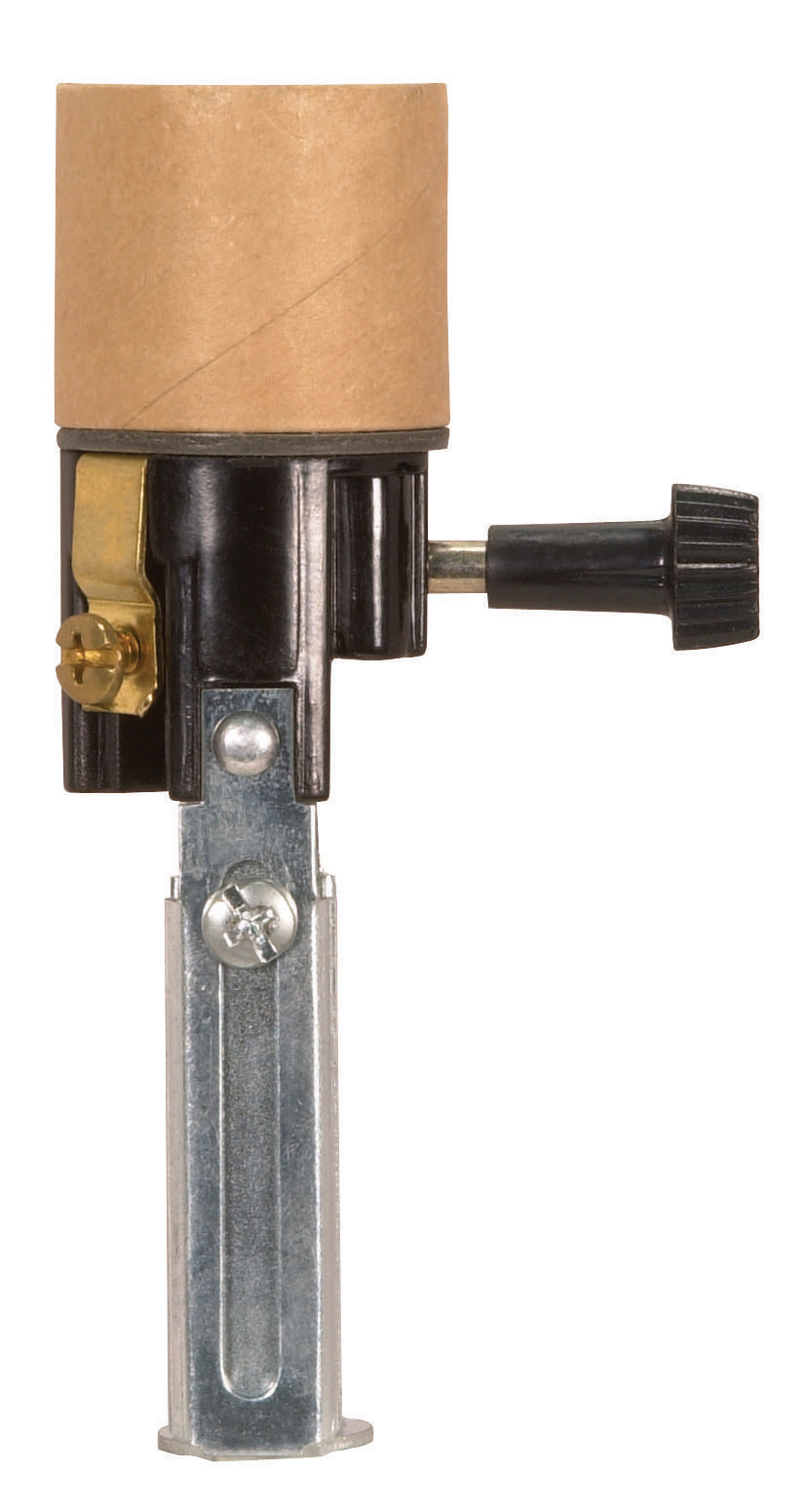 ADJ SOCKET MED BASE W/SWITCH - 90-424