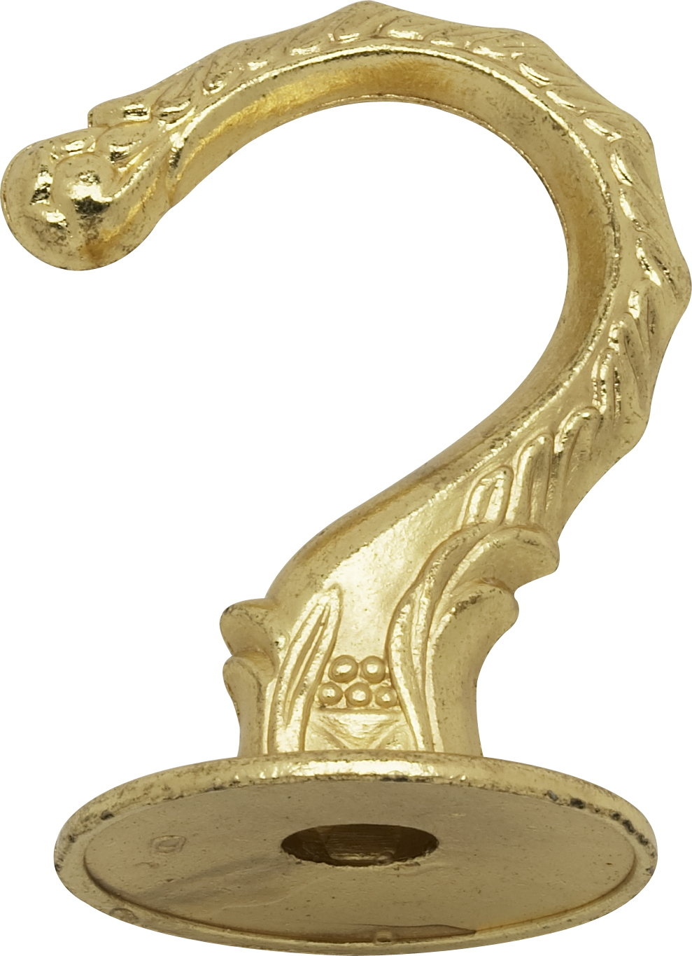 1 JUMBO BRASS FIN HOOK & HDWRE - 90-440
