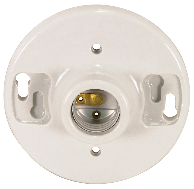 PORCELAIN KEYLESS LAMPHOLDER - 90-445
