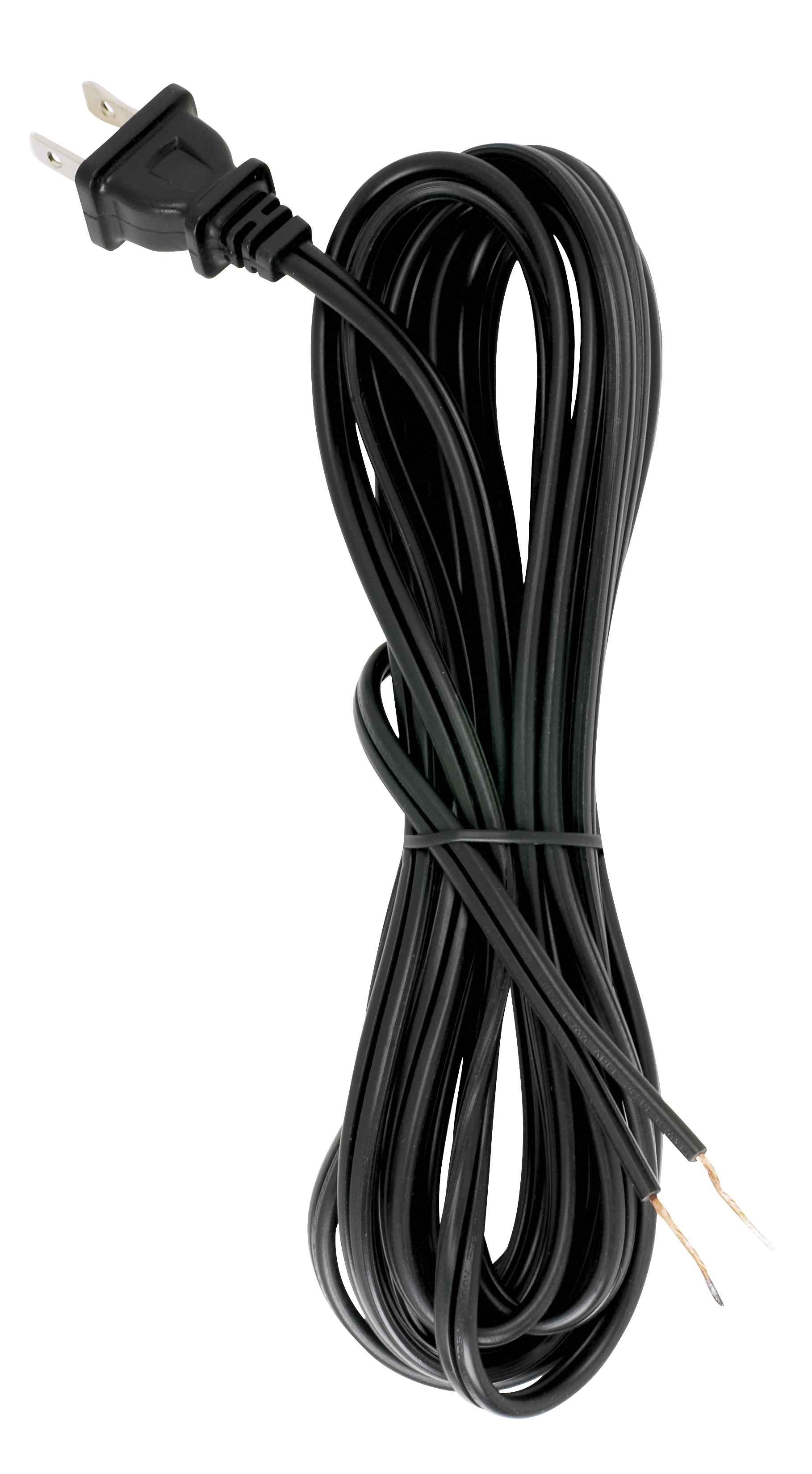 15' BLK SET W/MOLDED PLUG - 90-492