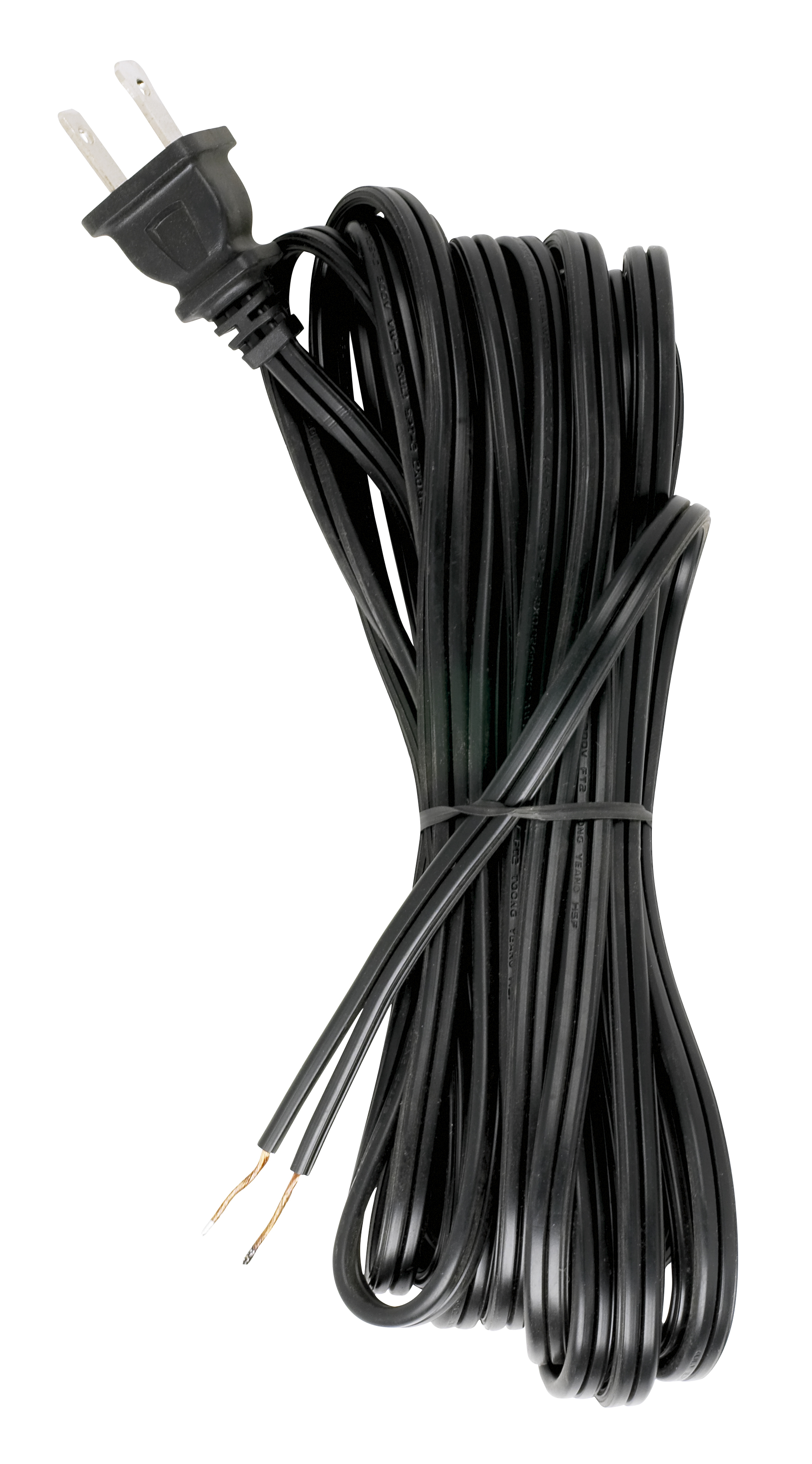 20' BLK SET W/MOLDED PLUG - 90-498