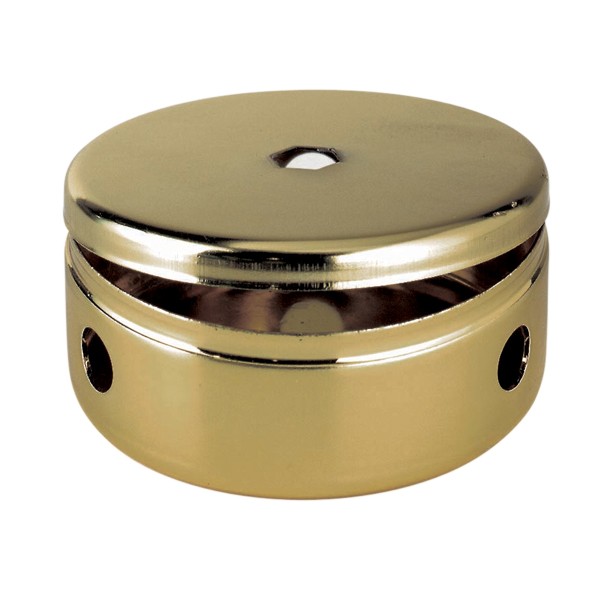 2 3/4 BRASS PLTD COV 3 ARMS - 90-657