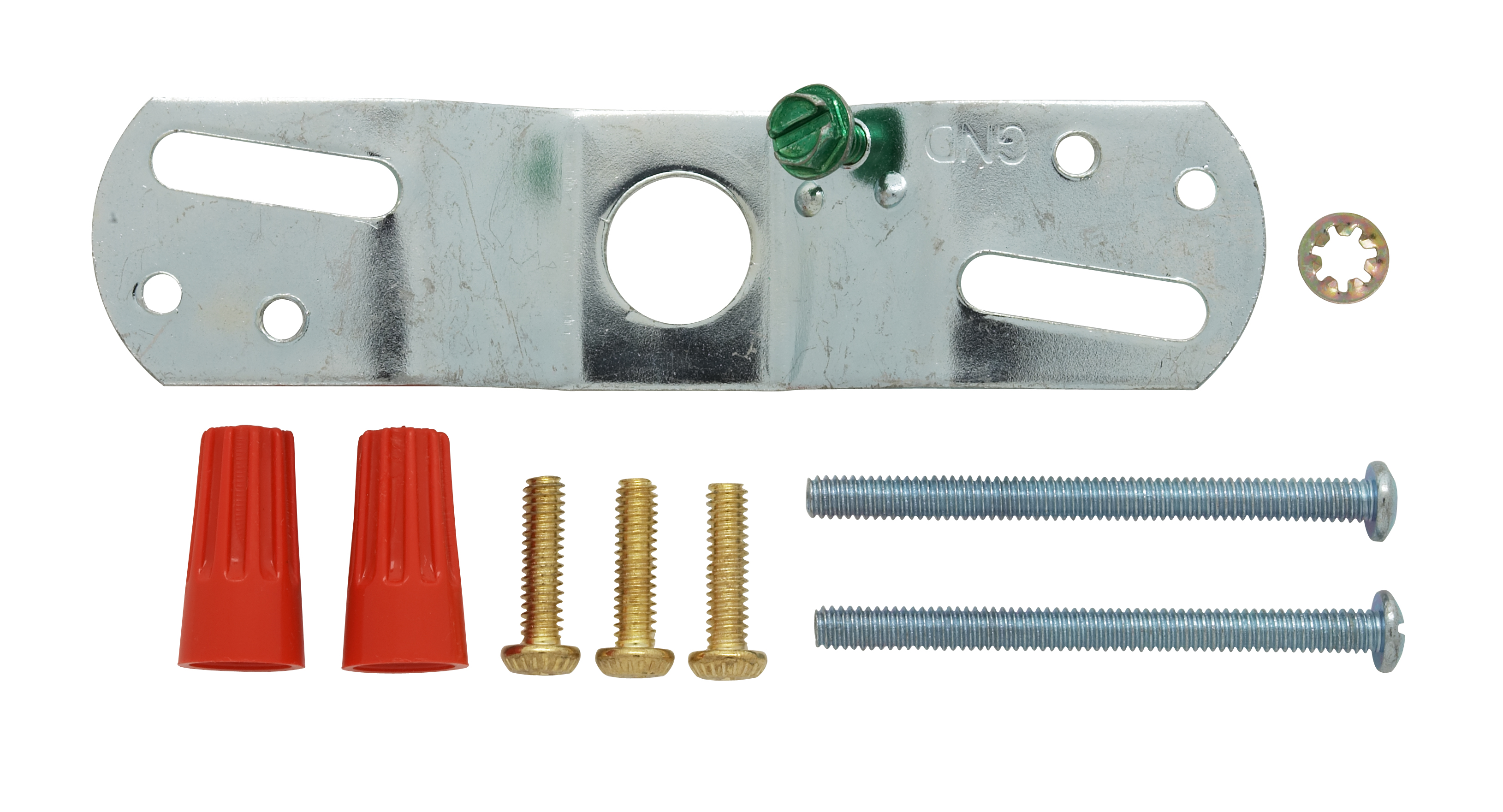 6" WIRED 1 LGT PAN BRASS FIN - 90-756