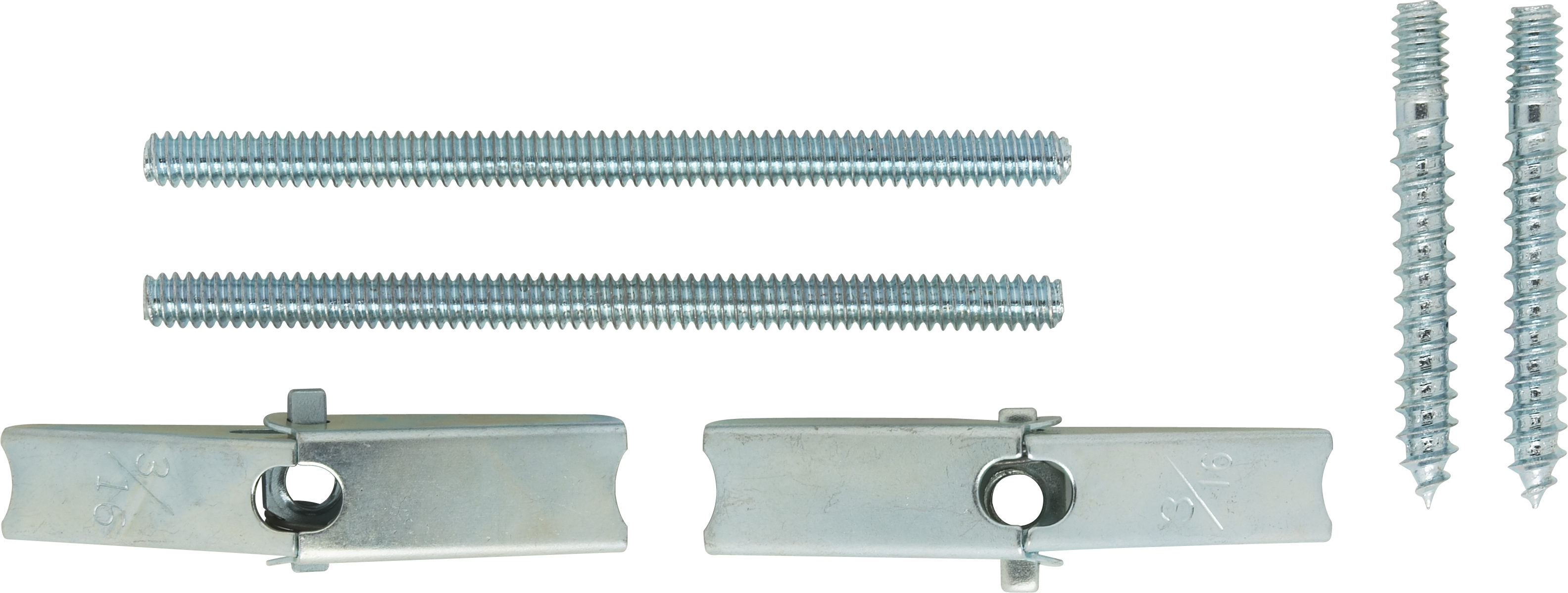 TWO WHT FIN METAL HOOK&HARD - 90-770