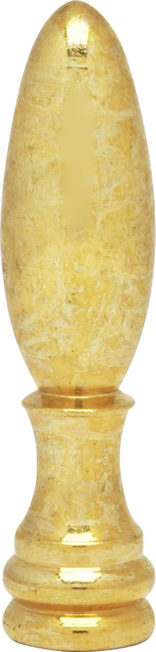 2 1/4" FINIAL BRASS FINISH - 90-838