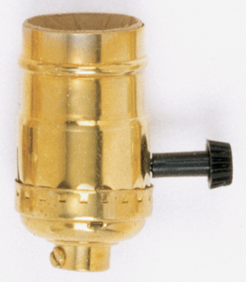 3 WAY BRASS TURN KNOB SOCKTS - 90-867