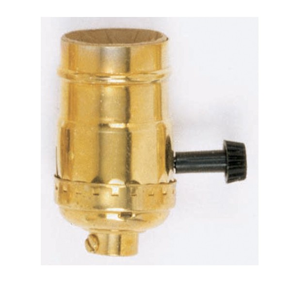 STAMPED BRASS ON-OFF SOCKET - 90-868