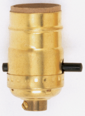 BRASS PUSH THRU SOCKET - 90-870