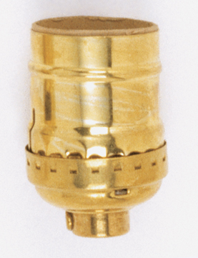BRASS KEYLESS SOCKET - 90-871