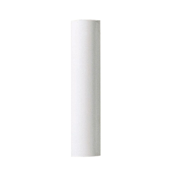 8" WHT PLAST CANDLE COVER - 90-907