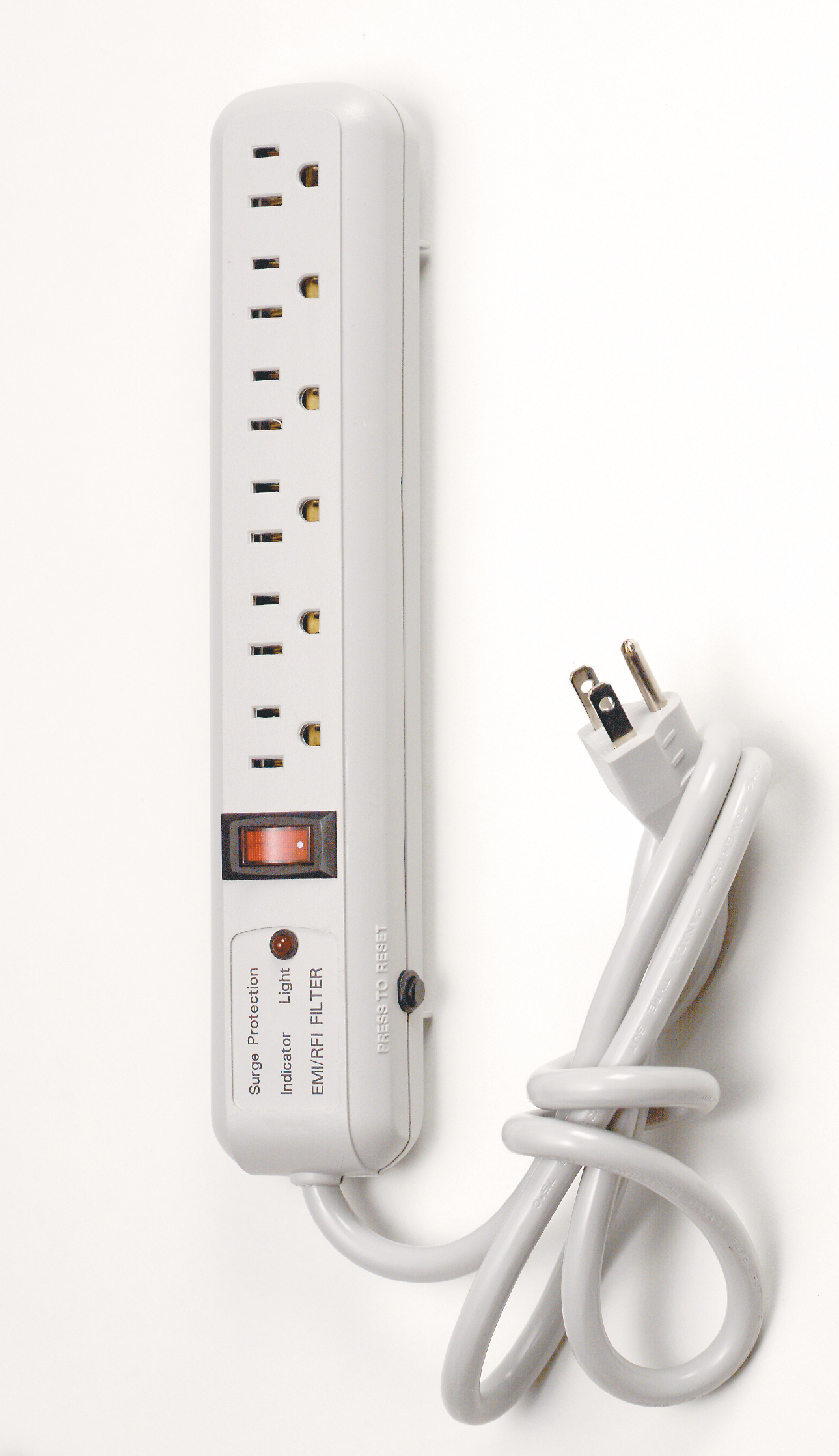 6 OUTLET ABS POWER STRIP/BREAK - 91-221