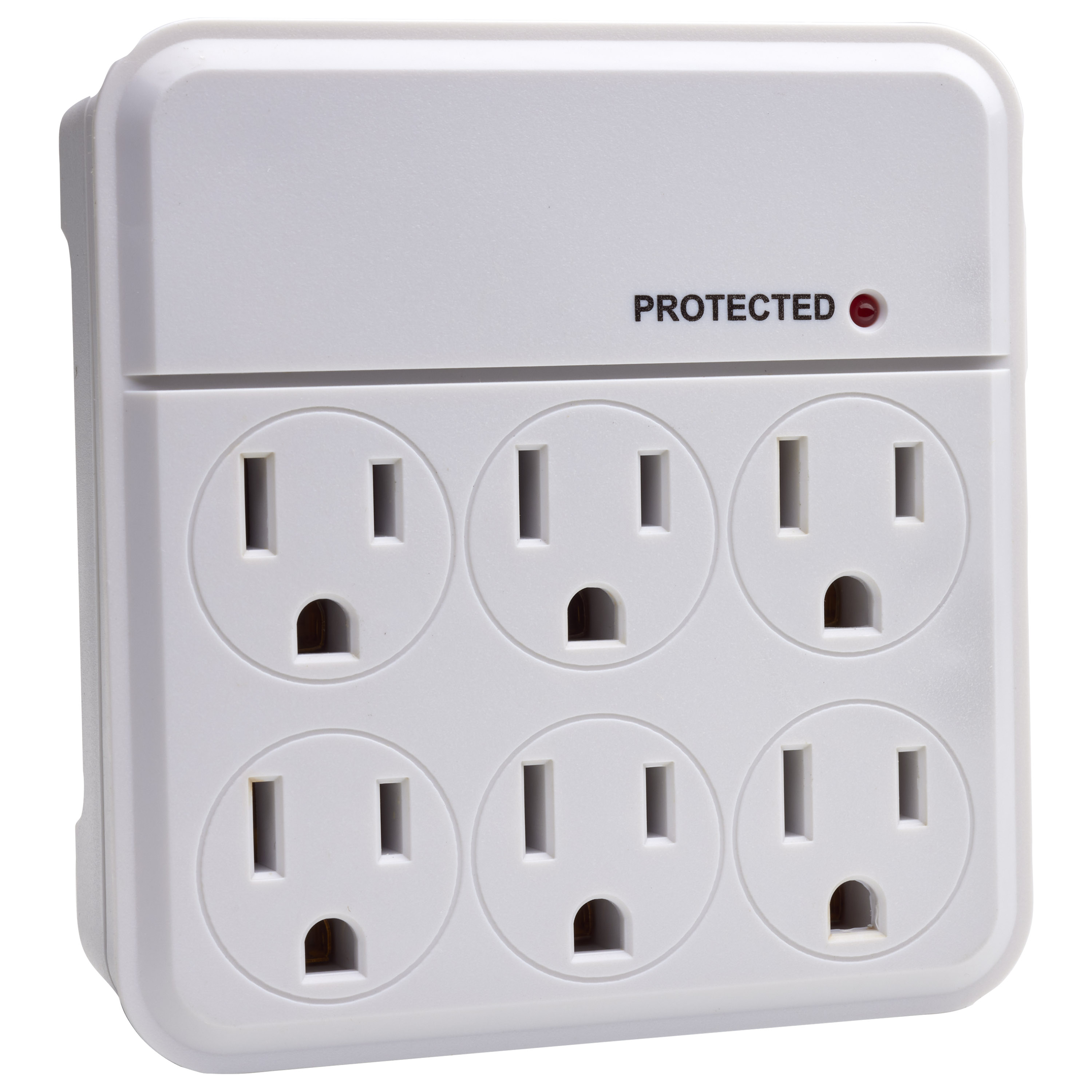 6 OUTLET PLUG IN SURGE PROTECT - 91-223