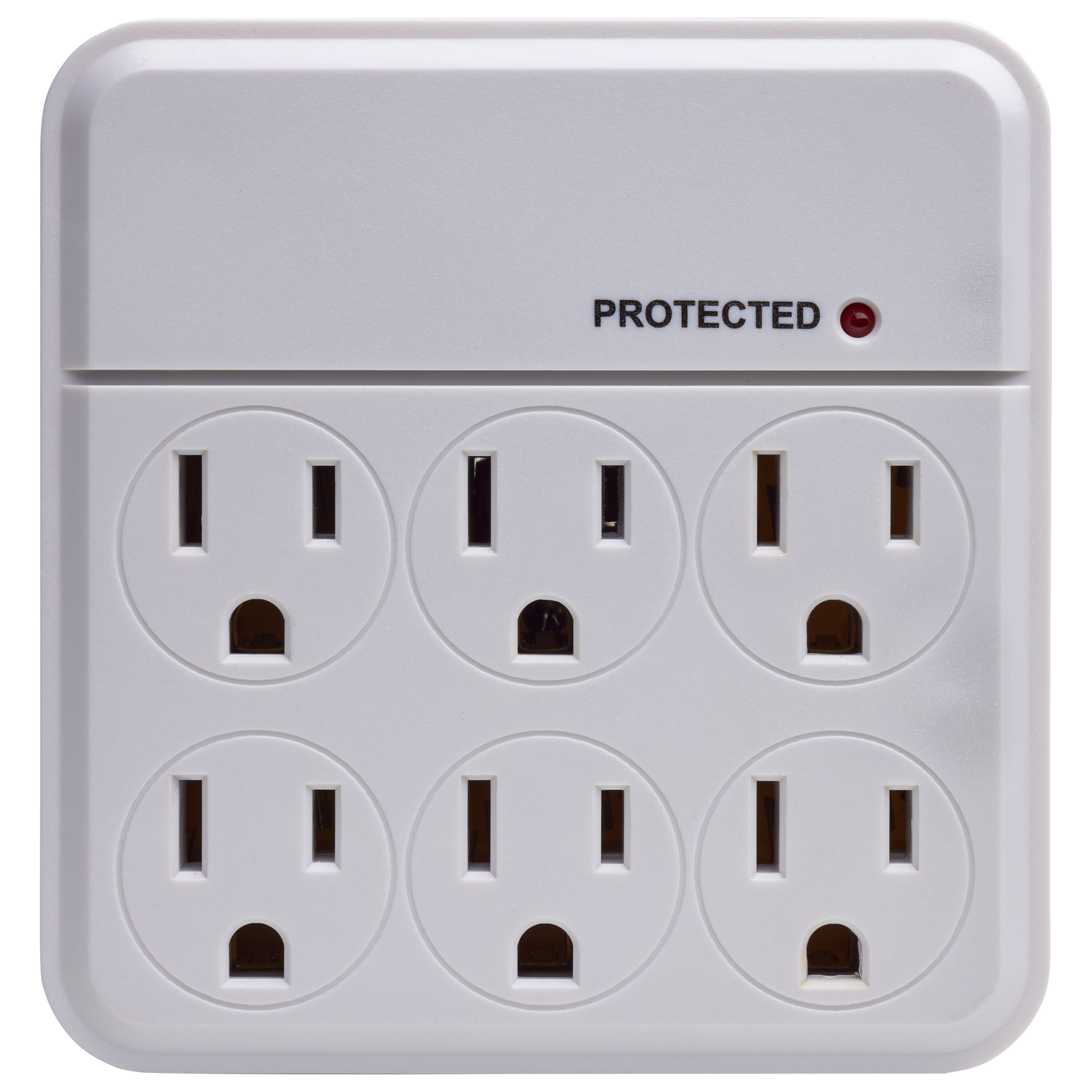 6 OUTLET PLUG IN SURGE PROTECT - 91-223