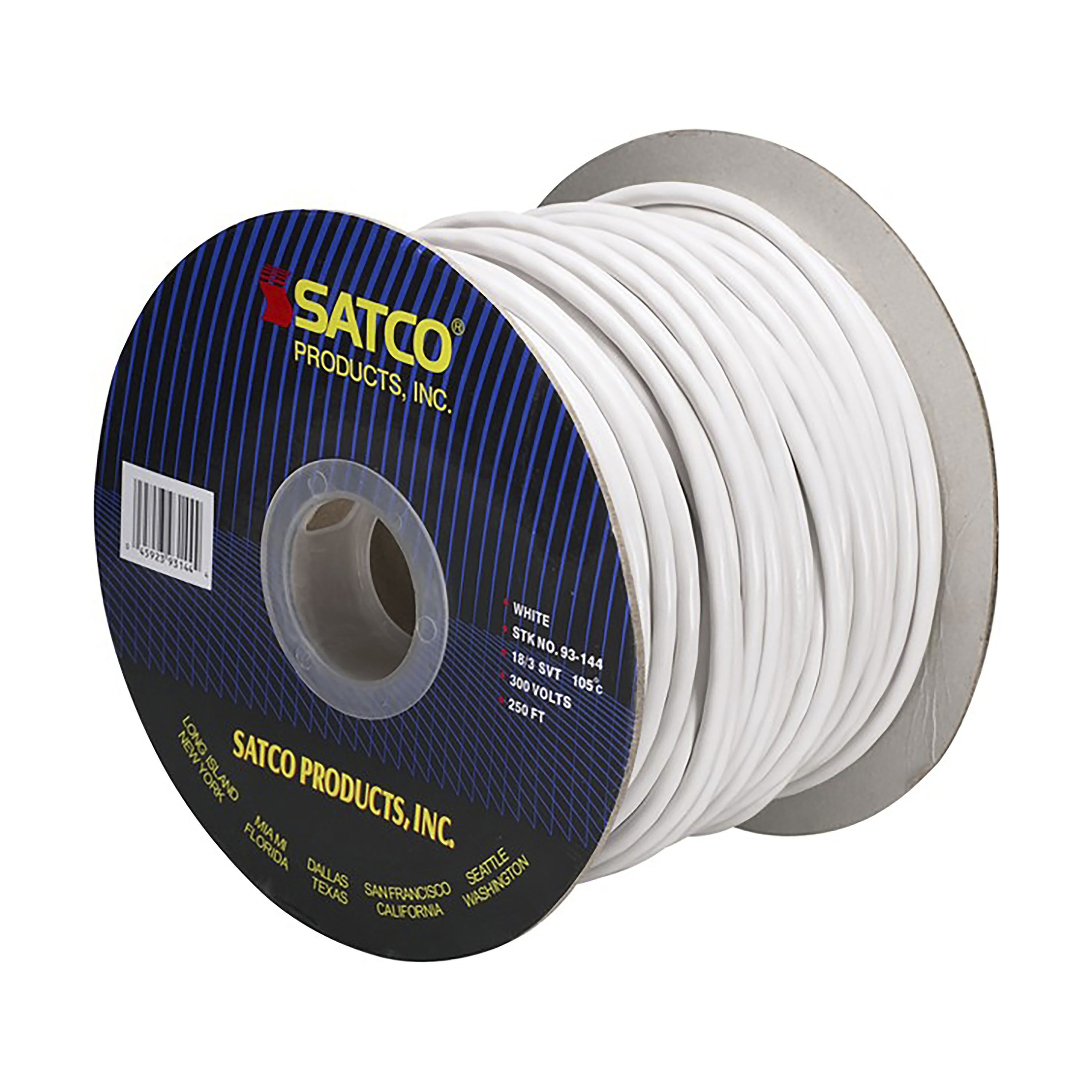 18/3/SVT WHT PULLY CORD 250' - 93-144