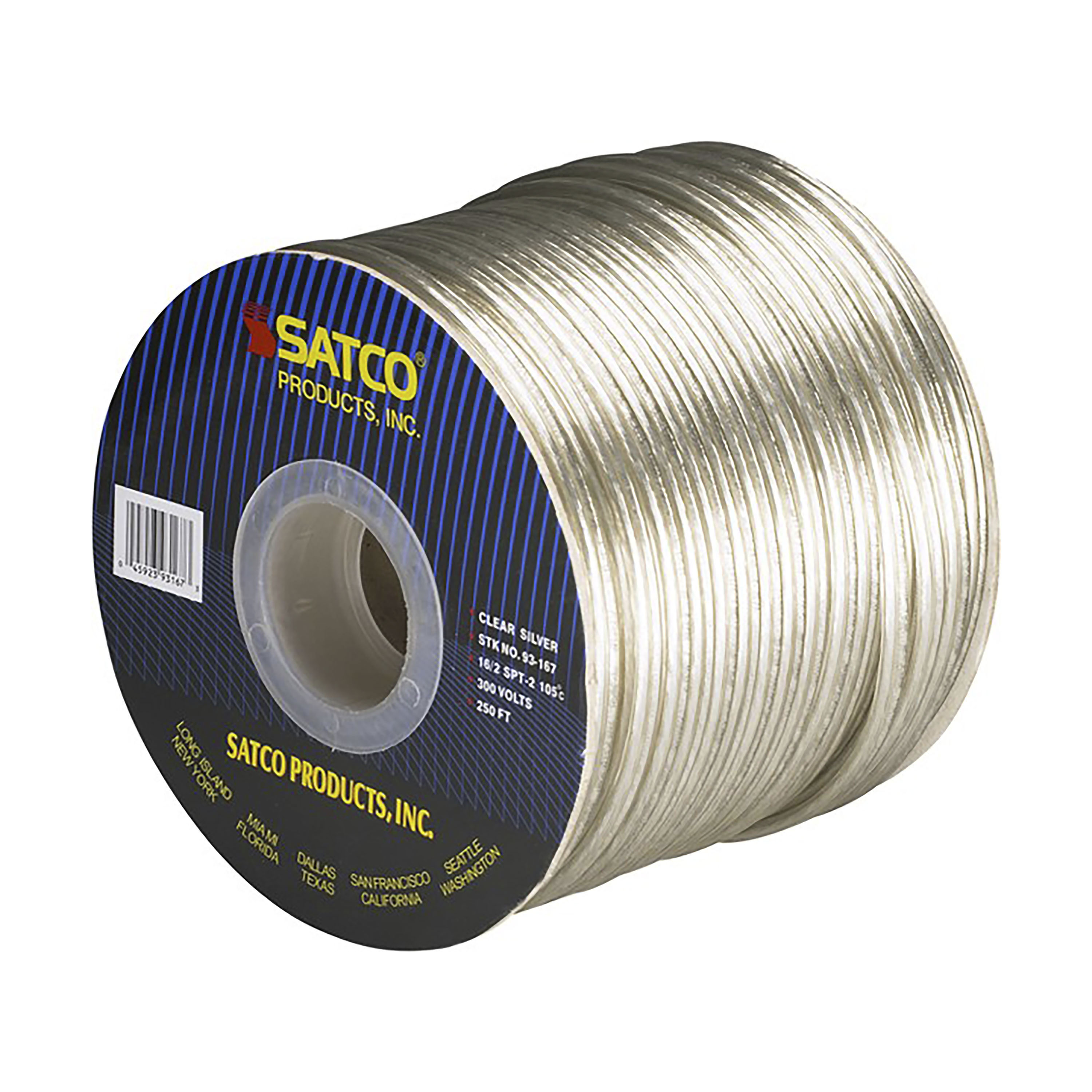 250 FT. 16/2/SPT/2 CLEAR SILVE - 93-167