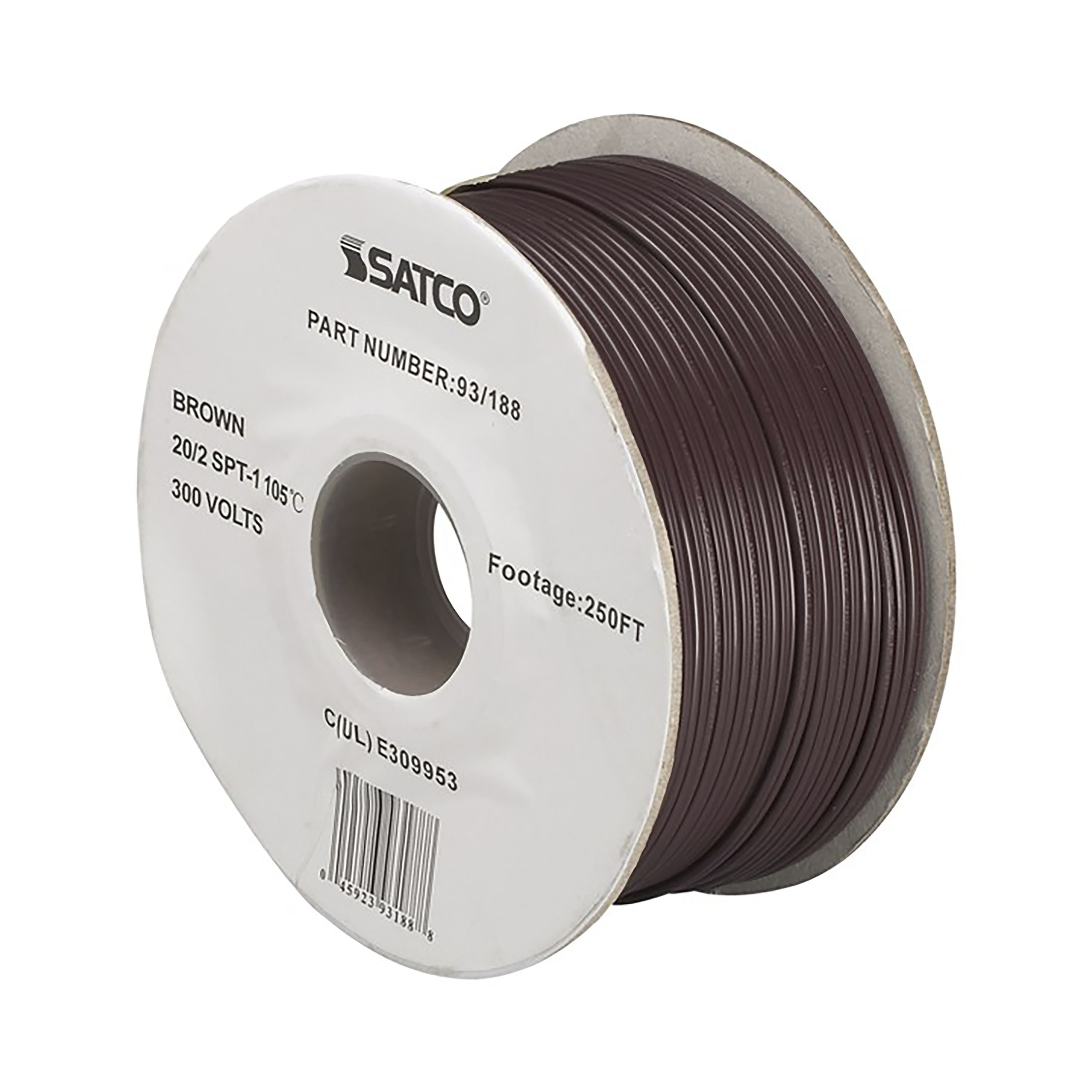 20/2 PLT BROWN WIRE ON 250 FT - 93-188