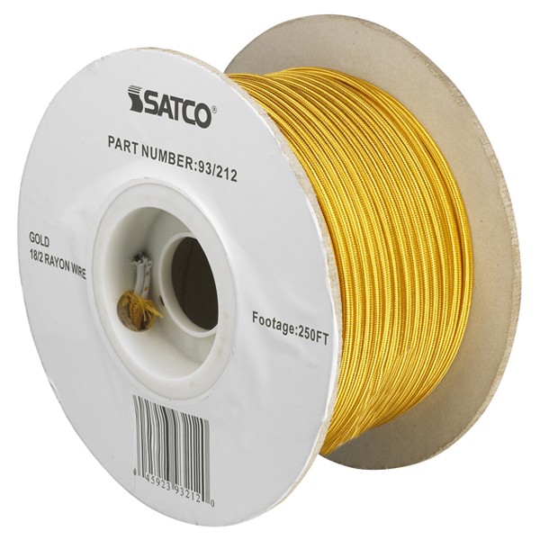 #18/2 GOLD RAYON 250' SPOOLS - 93-212